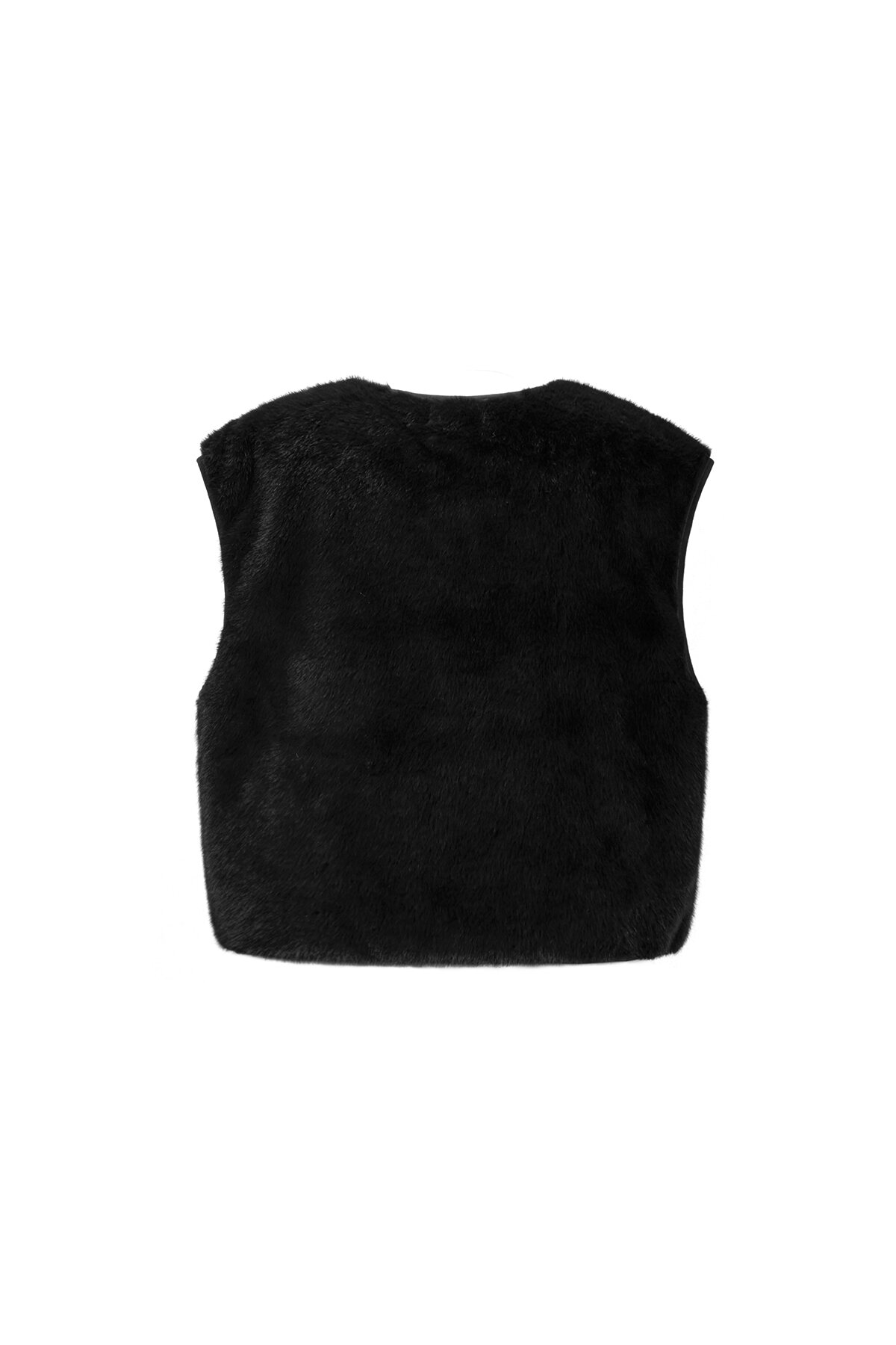 Sleeveless vest faux fur h5 Picture3