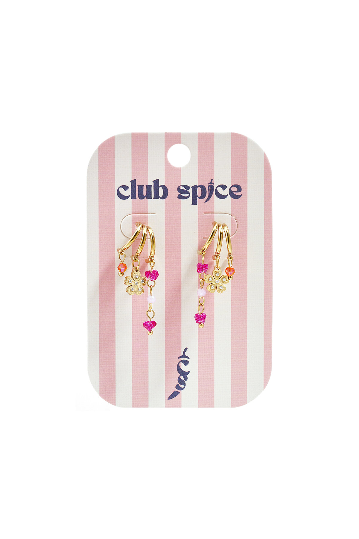 Boucles d'oreilles pendantes en acier inoxydable, style floral, collection romantique décontractée pour le quotidien, bijoux pour femmes h5 Image3
