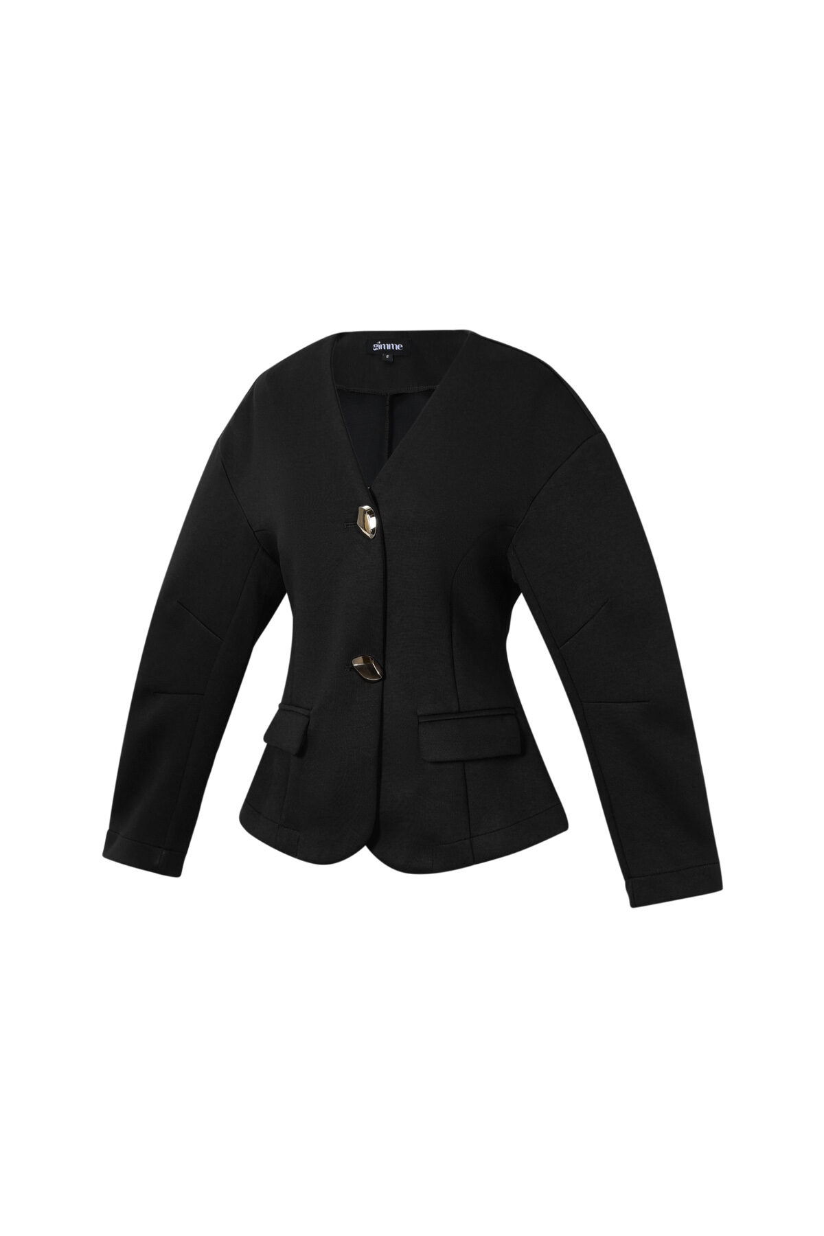 Woven Polyester Fiber Women's Suit Set Elegant Solid Color Fall/Winter h5 Picture2