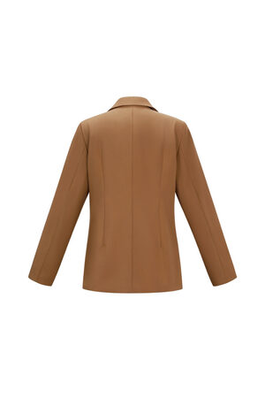 Woven Polyester Fiber Women's Suit Set Elegant Solid Color Fall/Winter h5 Picture3