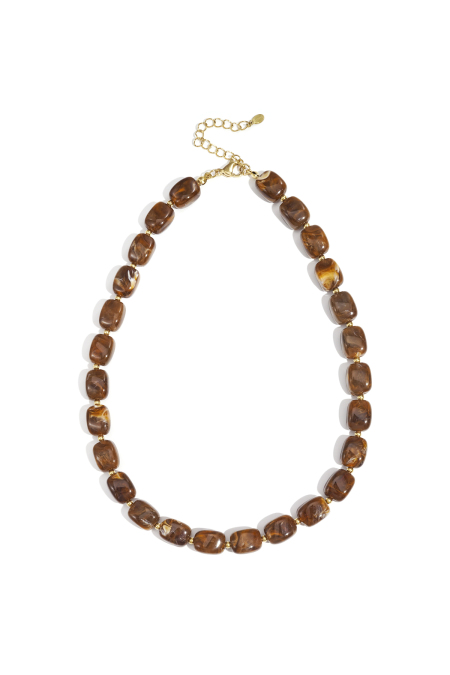 Collares De Cuentas Acrílicas Cuentas Retro Diario Serie Clásica Joyería Para Mujer