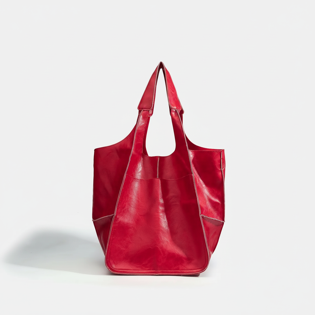 1 Piece Minimalist Retro Solid Color PU Women's Tote Bags