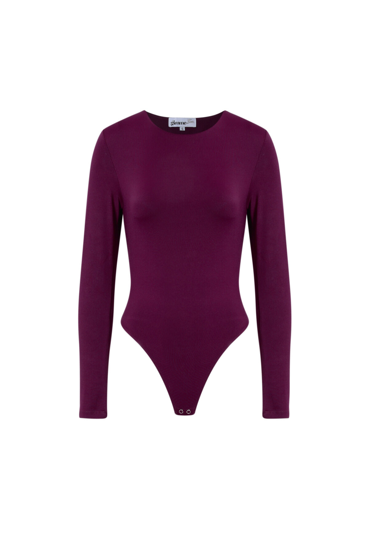 Knitted Nylon Shapewear Bodysuit Basic Solid Color h5 Picture12