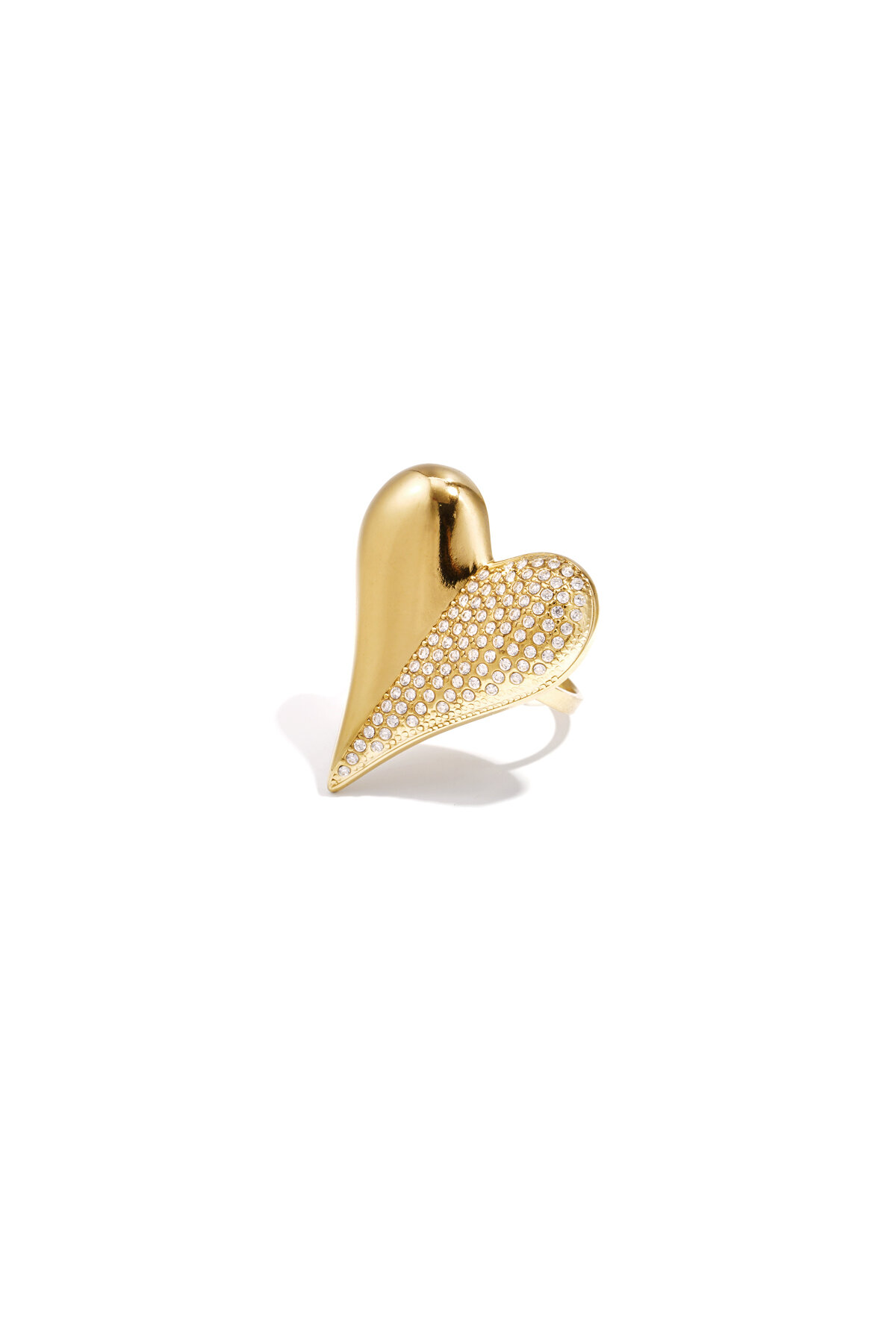 Stainless Steel Statement Rings Heart Casual Daily Romantic Series Women's jewelry h5 