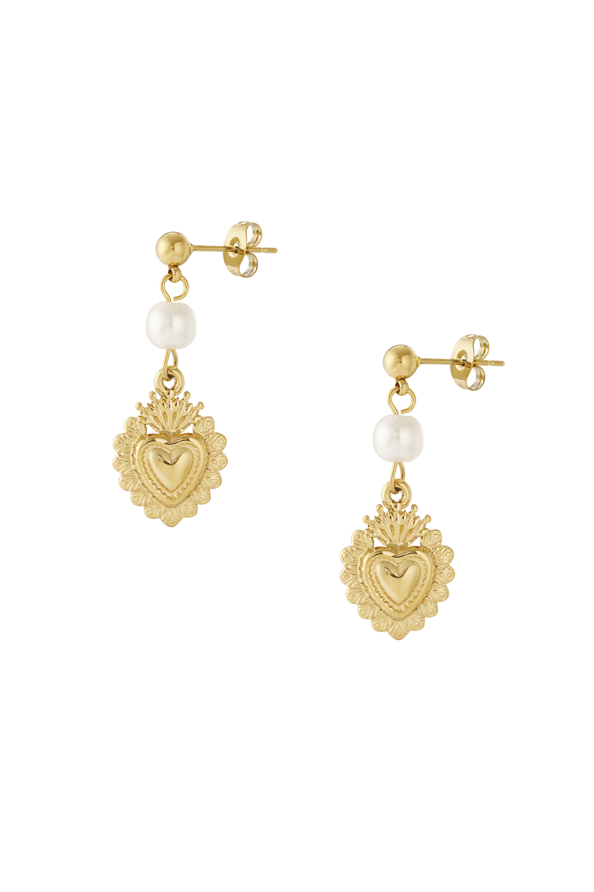 Royal hearts Earrings h5 
