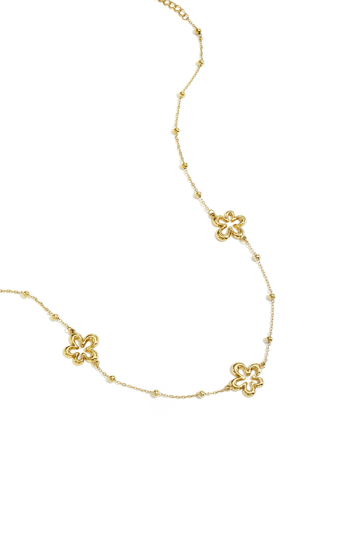 Necklace with coral-shaped flowers h5 
