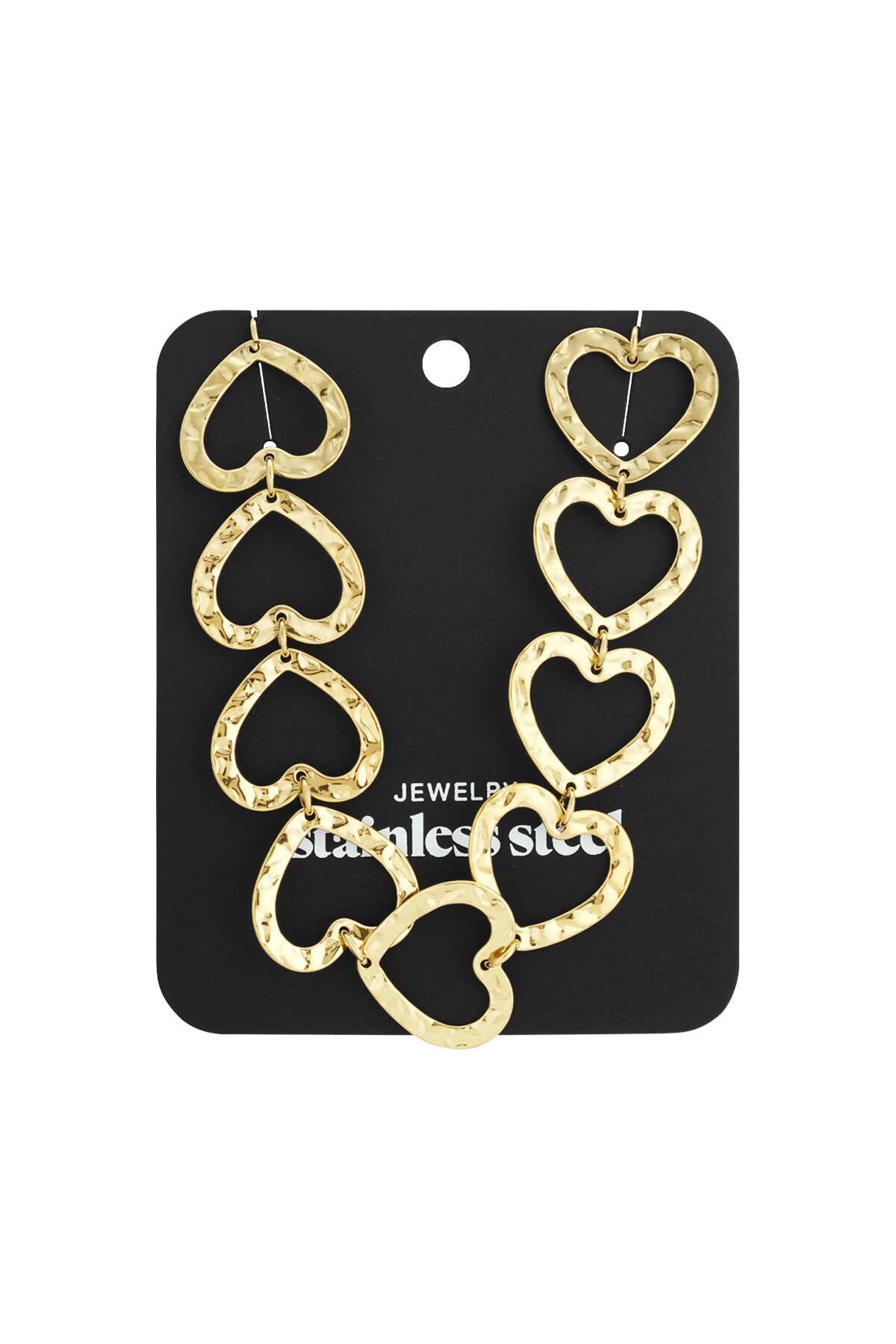 Stainless Steel Chain Necklaces Heart Casual Daily Simple Series Women's jewelry h5 Picture4