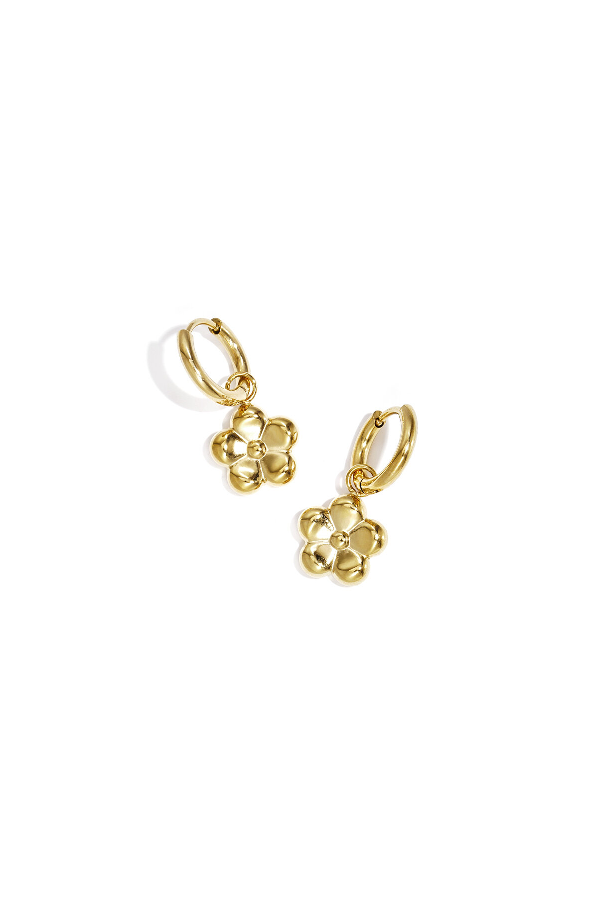 Boucles d'oreilles avec pendentif fleur 2
