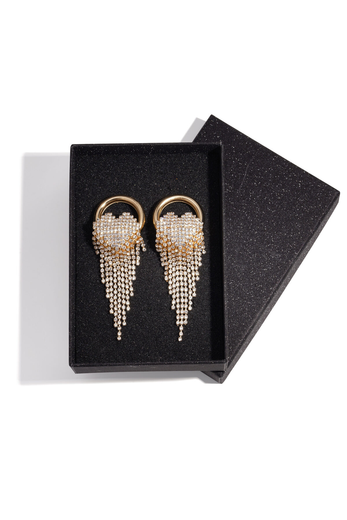 Iron Dangle Earrings irregular shape Elegant Christmas Luxurious Series Women's jewelry h5Picture2