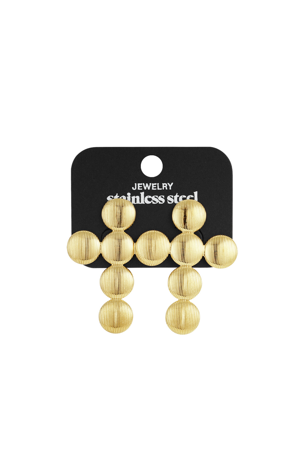 Stainless Steel Stud Earrings Cross Casual Daily Simple Series Women's jewelry Picture5