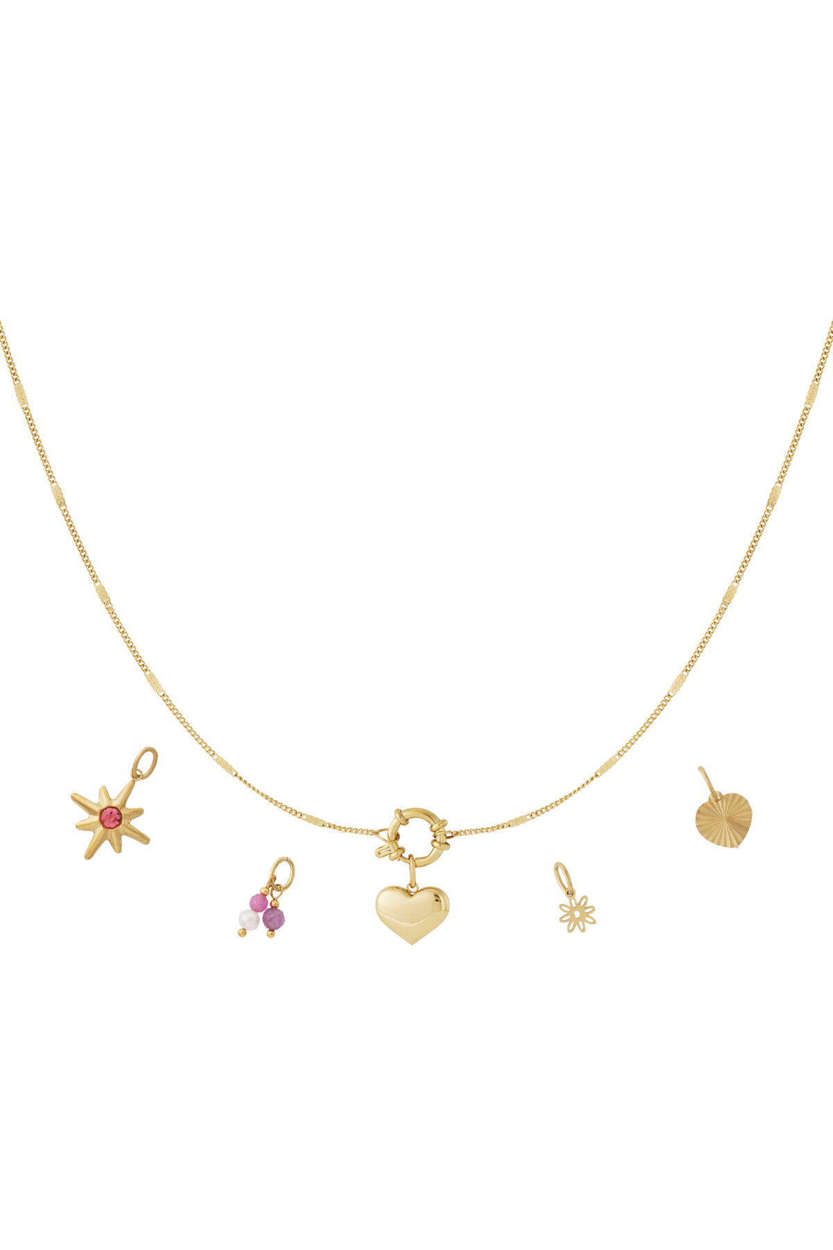 Mini heart DIY necklace 