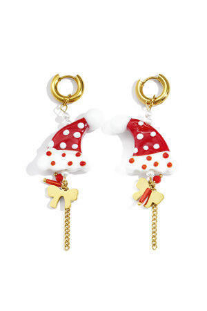 Stainless Steel Drop Earrings Cartoon Casual Christmas Simple Series Women's jewelry h5