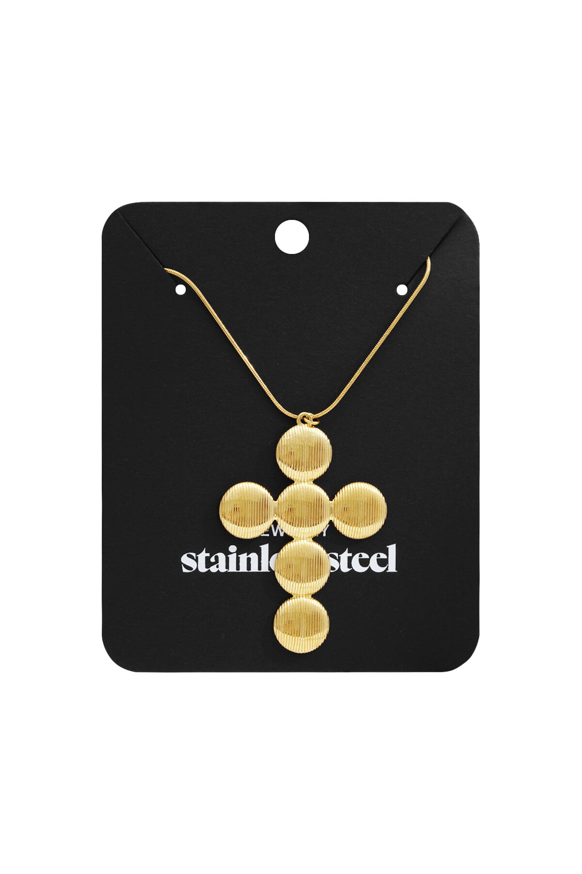 Stainless Steel Pendant necklaces Cross Casual Daily Simple Series Women's jewelry Picture5