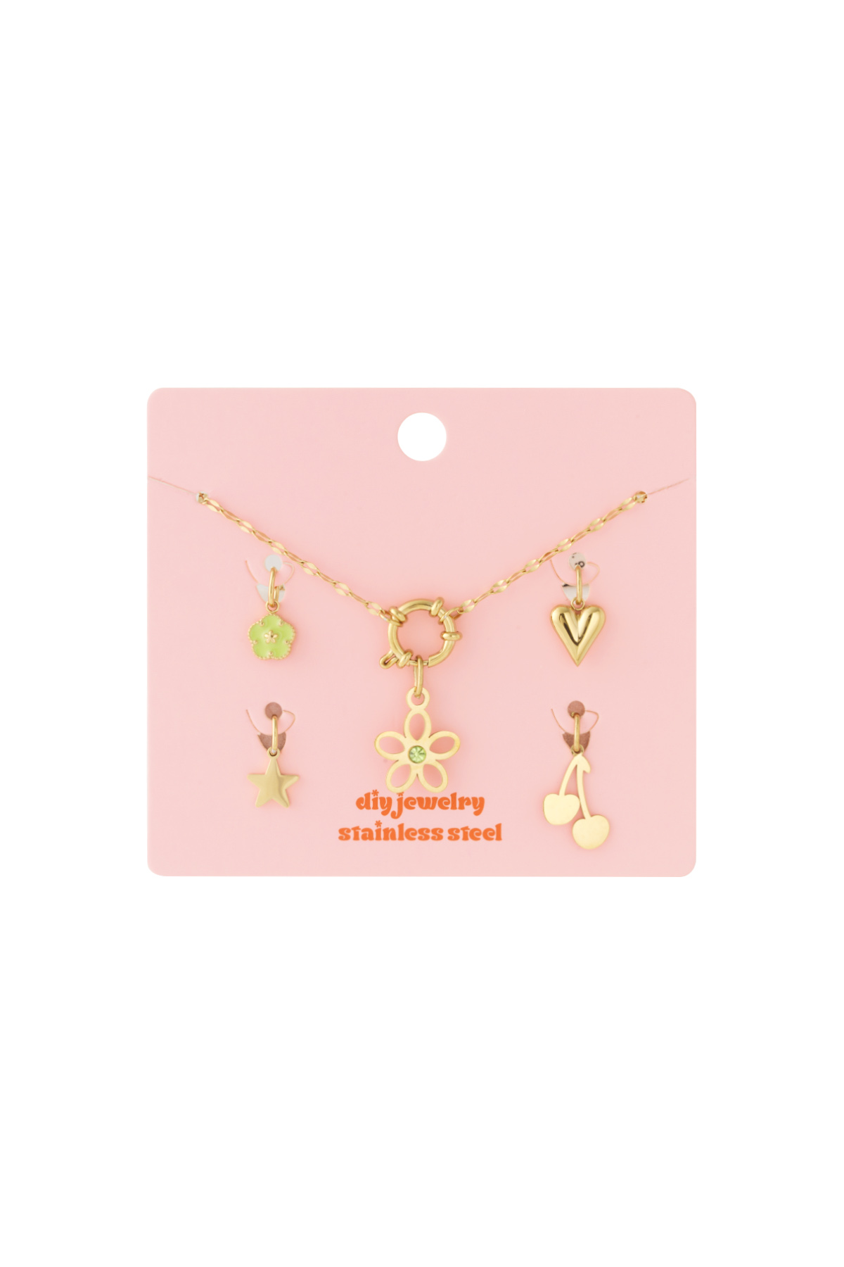 Detailled flower DIY necklace h5 Picture3