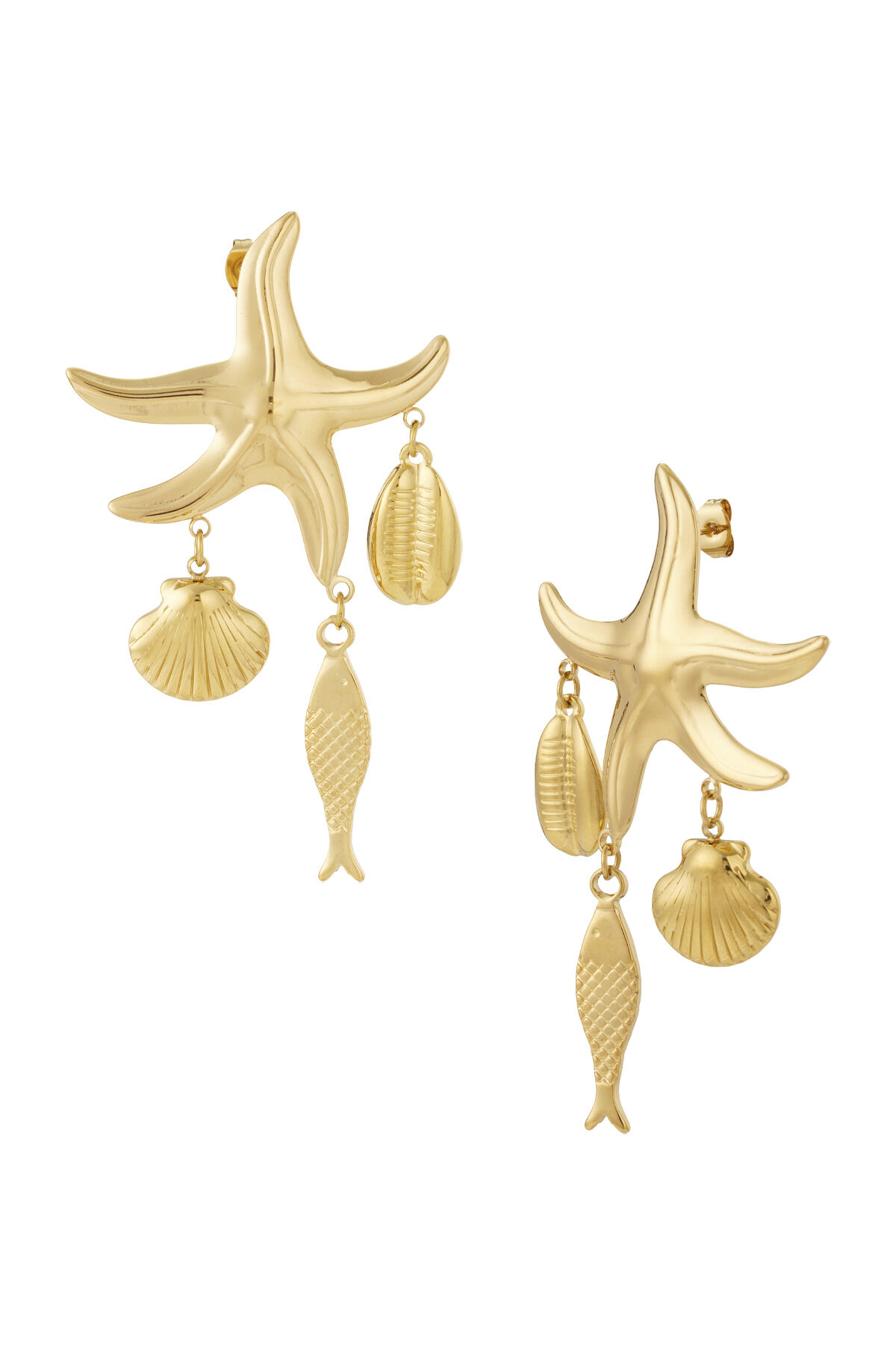 Boucles d'oreilles Trésors d'étoiles de mer 2