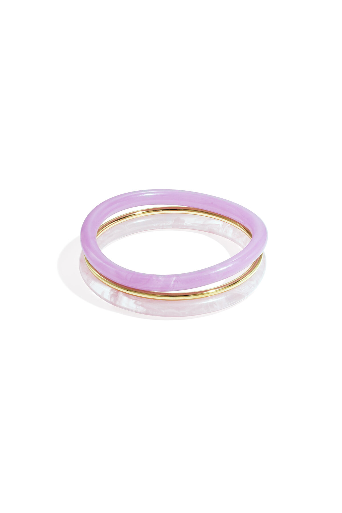 Set of 3 basic bangles h5 