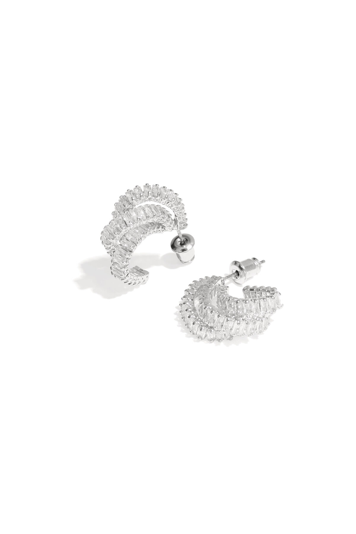 Kupfer Creolen Geometrische Elegante Weihnachten Luxuriöse Serie frauen schmuck h5 Bild5