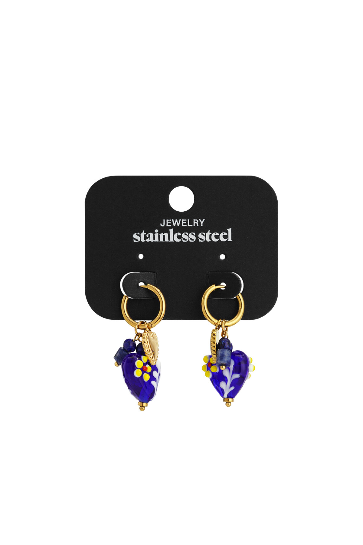 Stainless Steel Drop Earrings Heart Casual Daily Simple Series Women's jewelry h5 Picture8