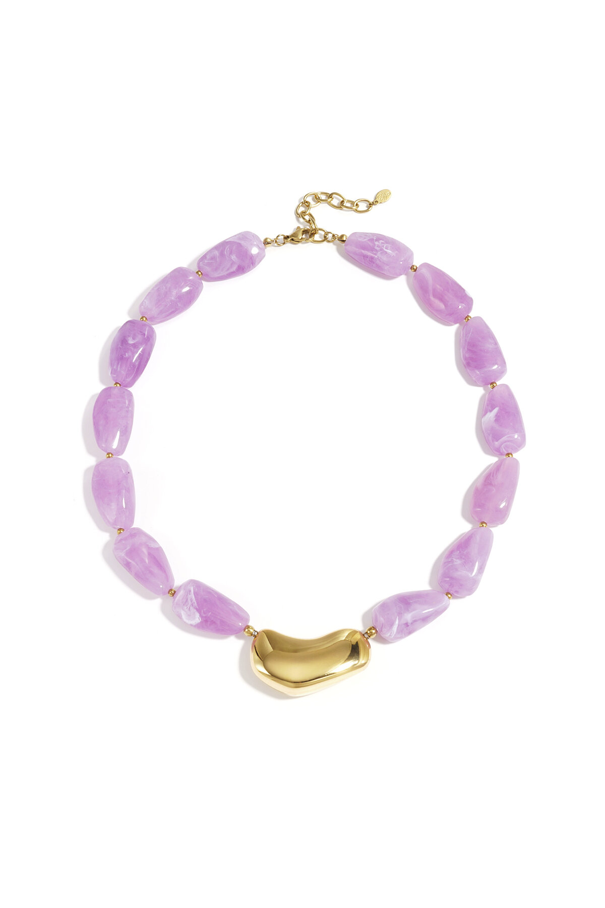 Halskette mit asymmetrischer Statement-Perle 2
