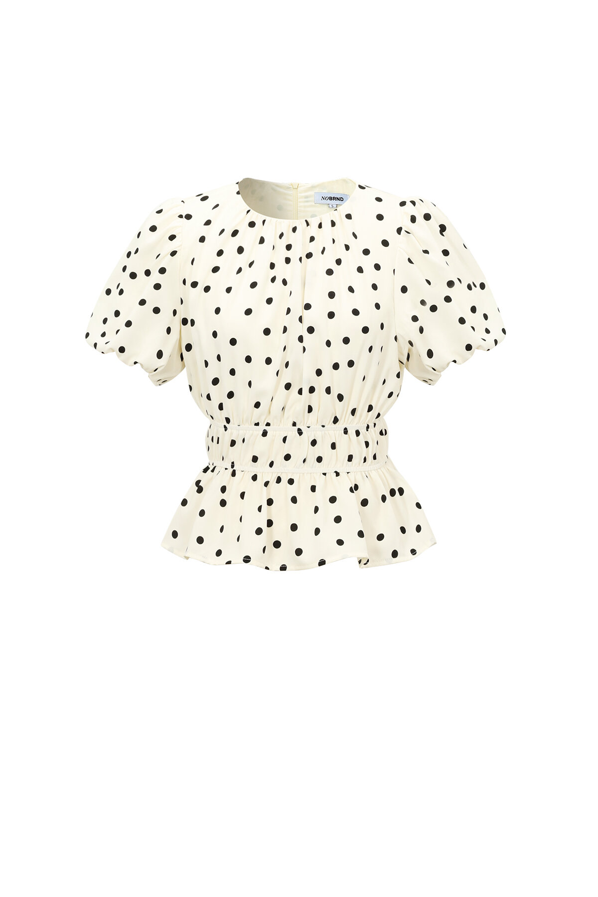 Peplum-Top mit Polka-Dots 2