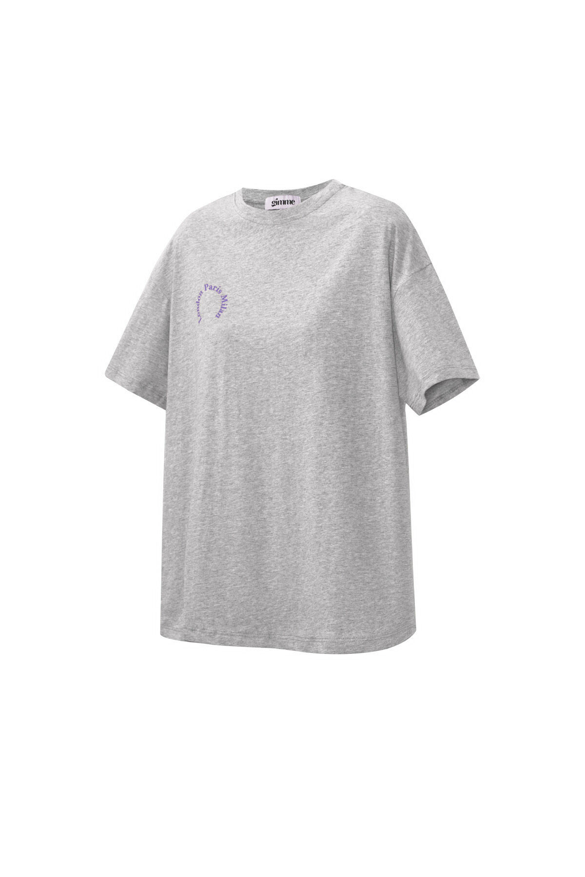 Cotton Women's T-shirt Casual Letters Picture2