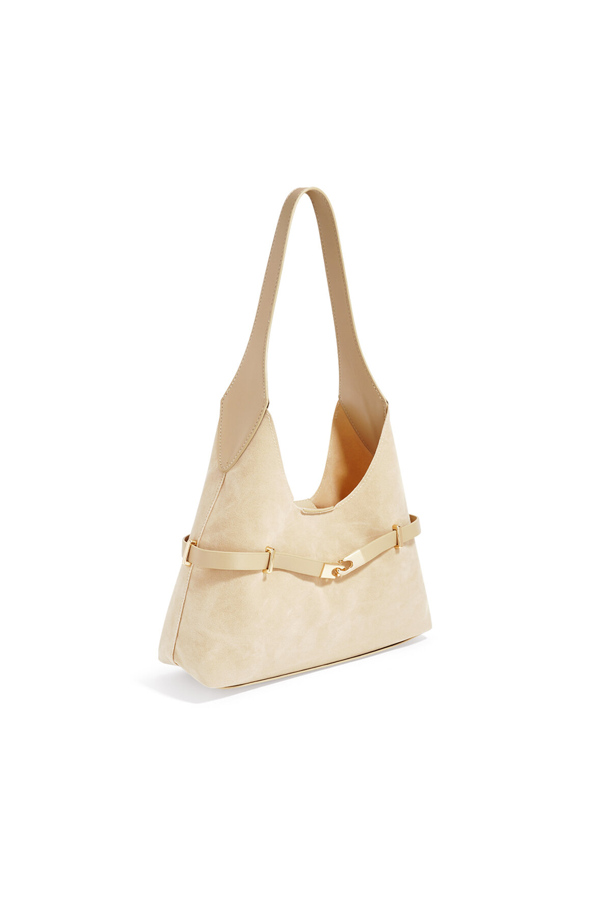 Bolsos de hombro de color liso, informales, de ante, accesorios para el día a día h5Imagen4