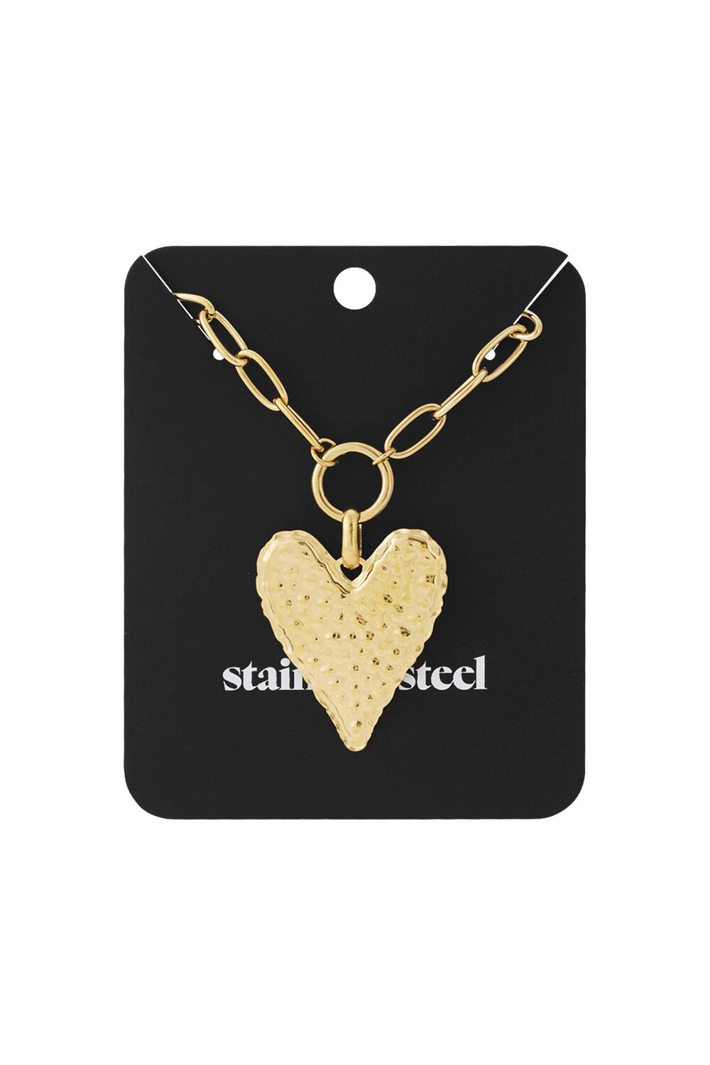 Chunky Heart long Necklace Picture3