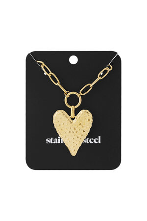 Chunky Heart long Necklace h5 Picture3