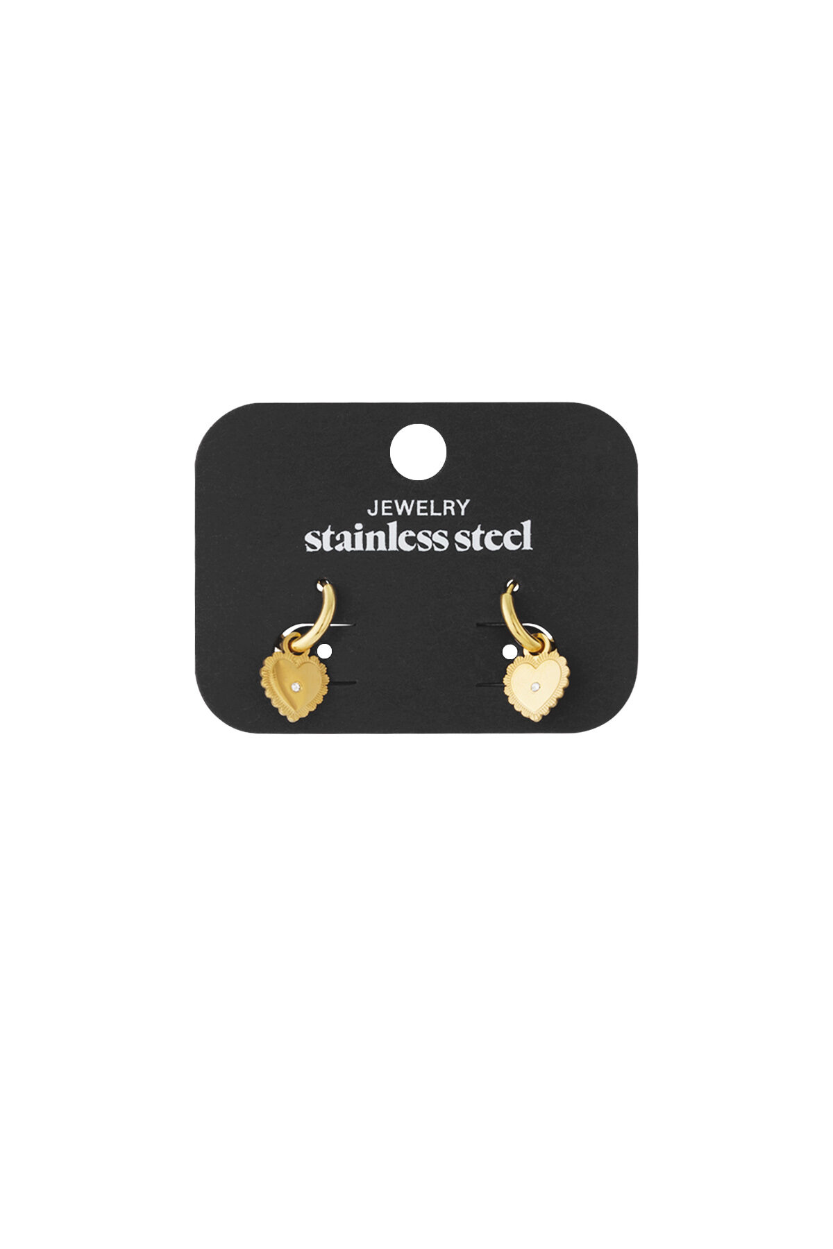 Mini dot heart earrings h5 Picture3