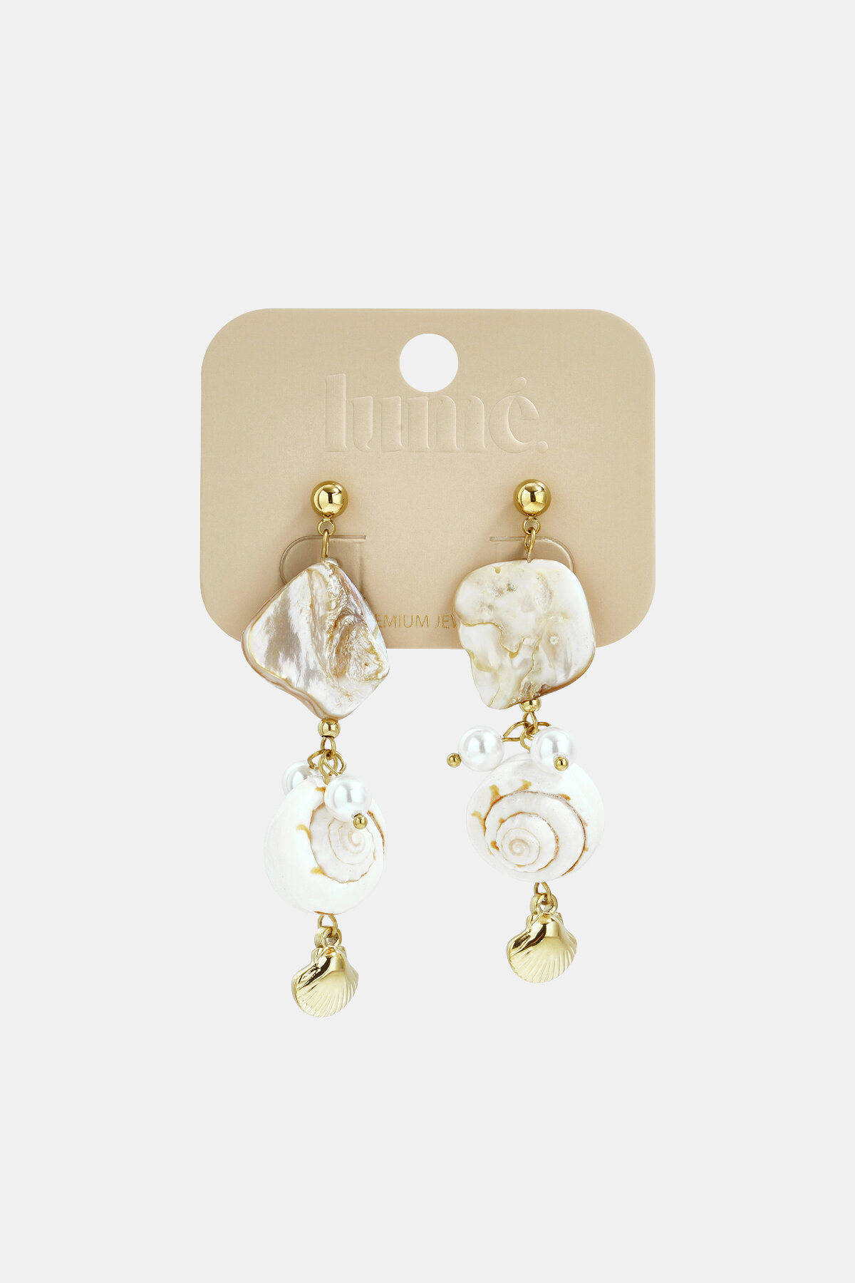 Stainless Steel Dangle Earrings shell Vacation Daily Romantic Series Women's jewelry h5 Picture4