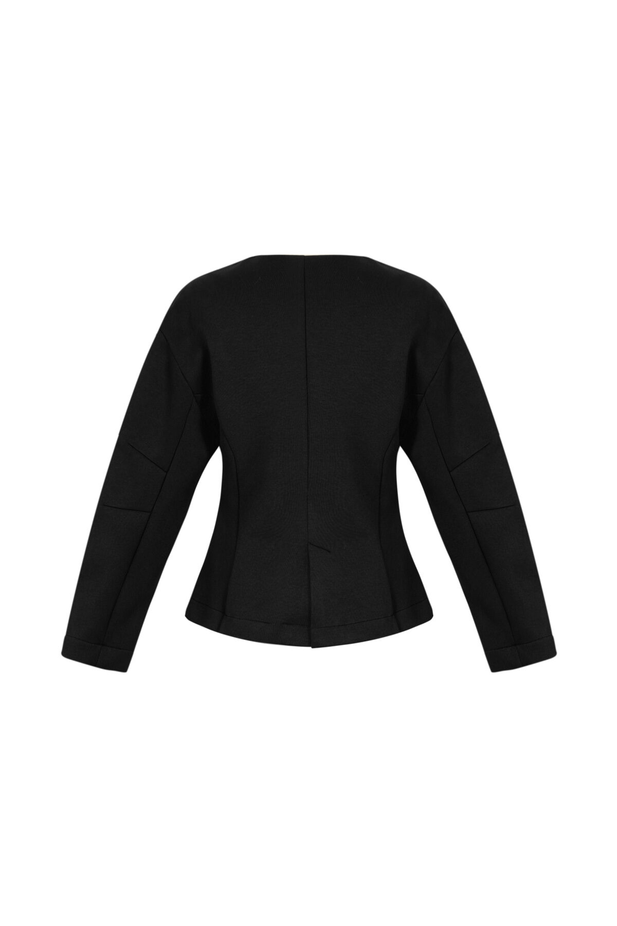 Woven Polyester Fiber Women's Suit Set Elegant Solid Color Fall/Winter h5 Picture3