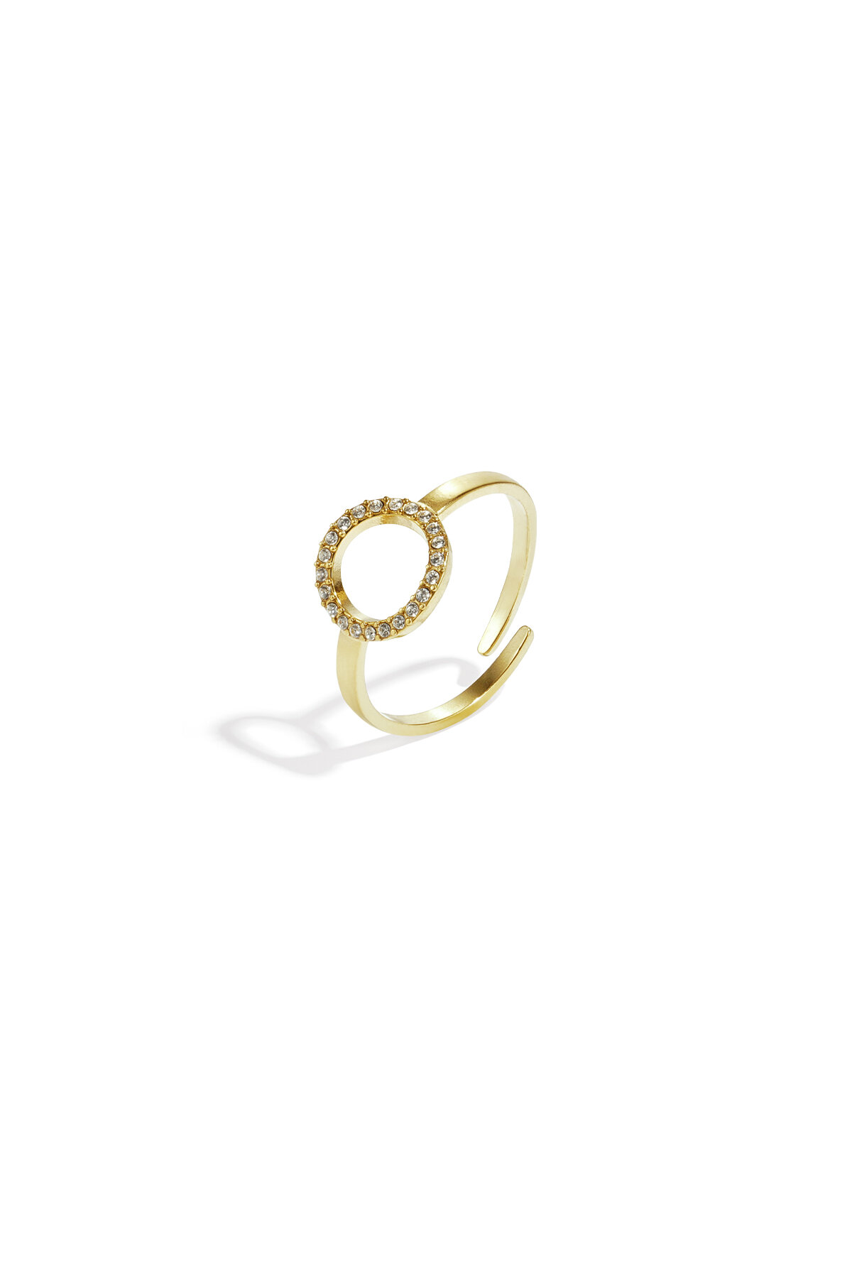 Stainless Steel Minimalist Rings circle Casual Daily Simple Series Women's jewelry h5