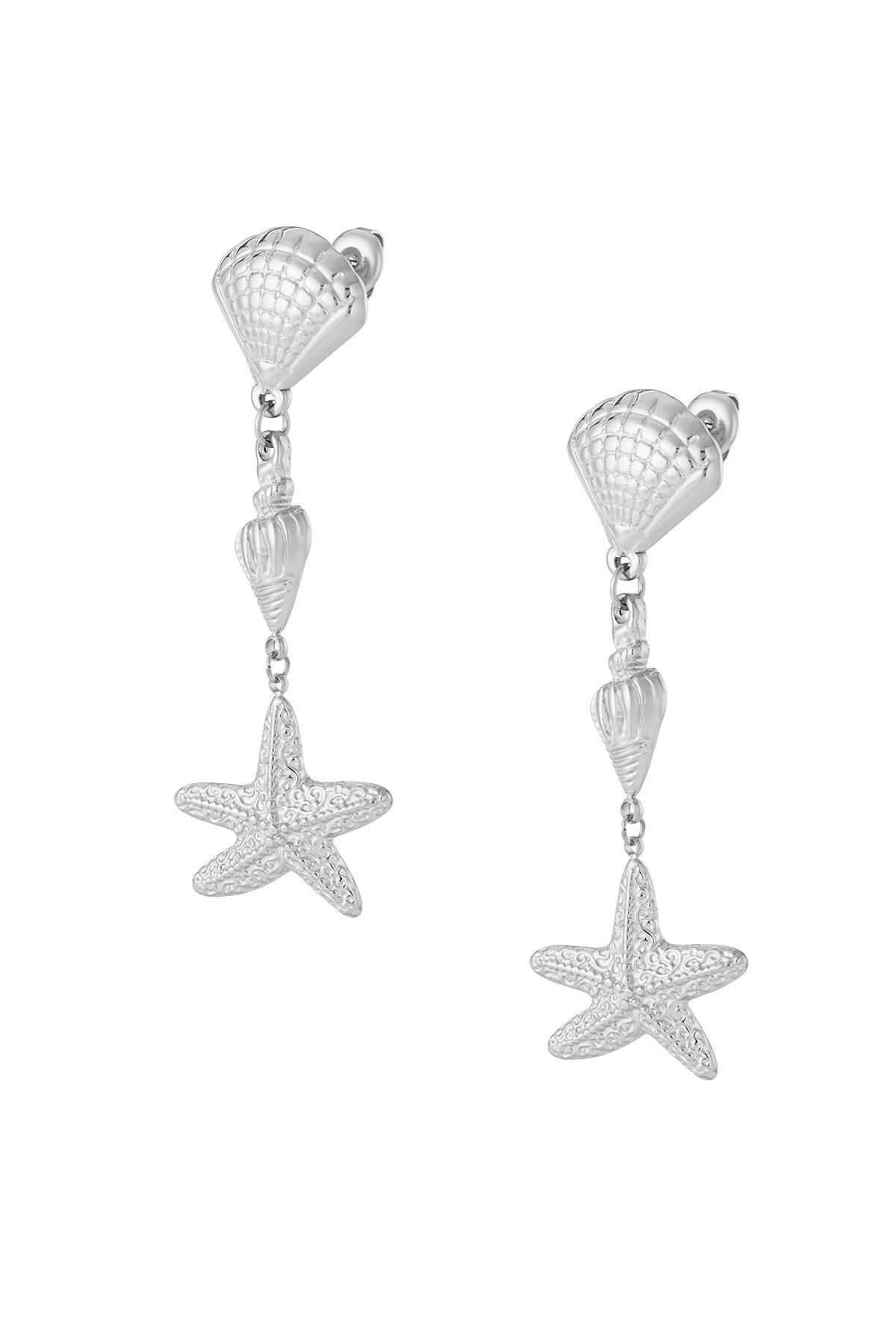 Triple shell Earrings Picture3