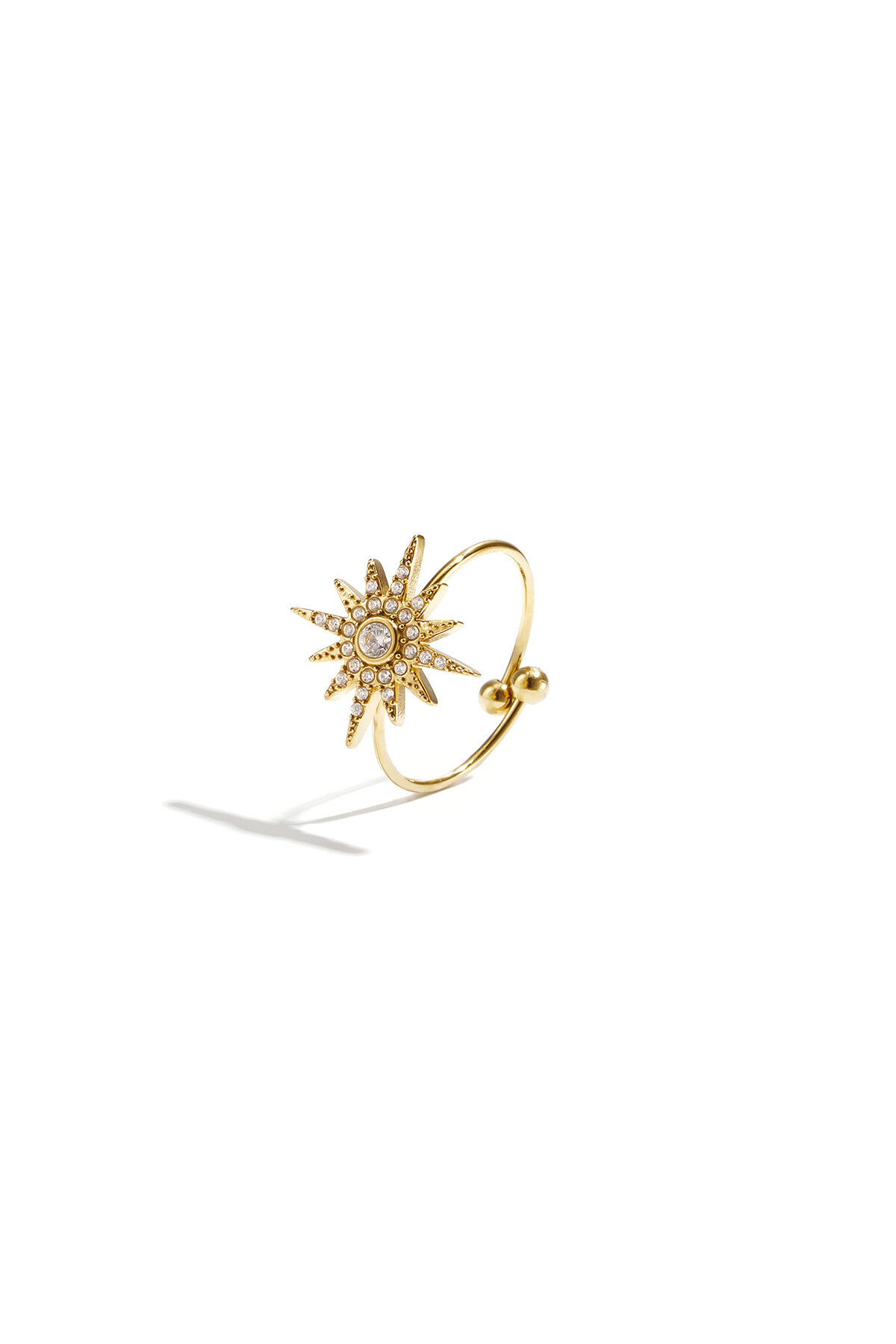 Bagues en acier inoxydable Sun Daily Daily Simple Series Bijoux pour femmes