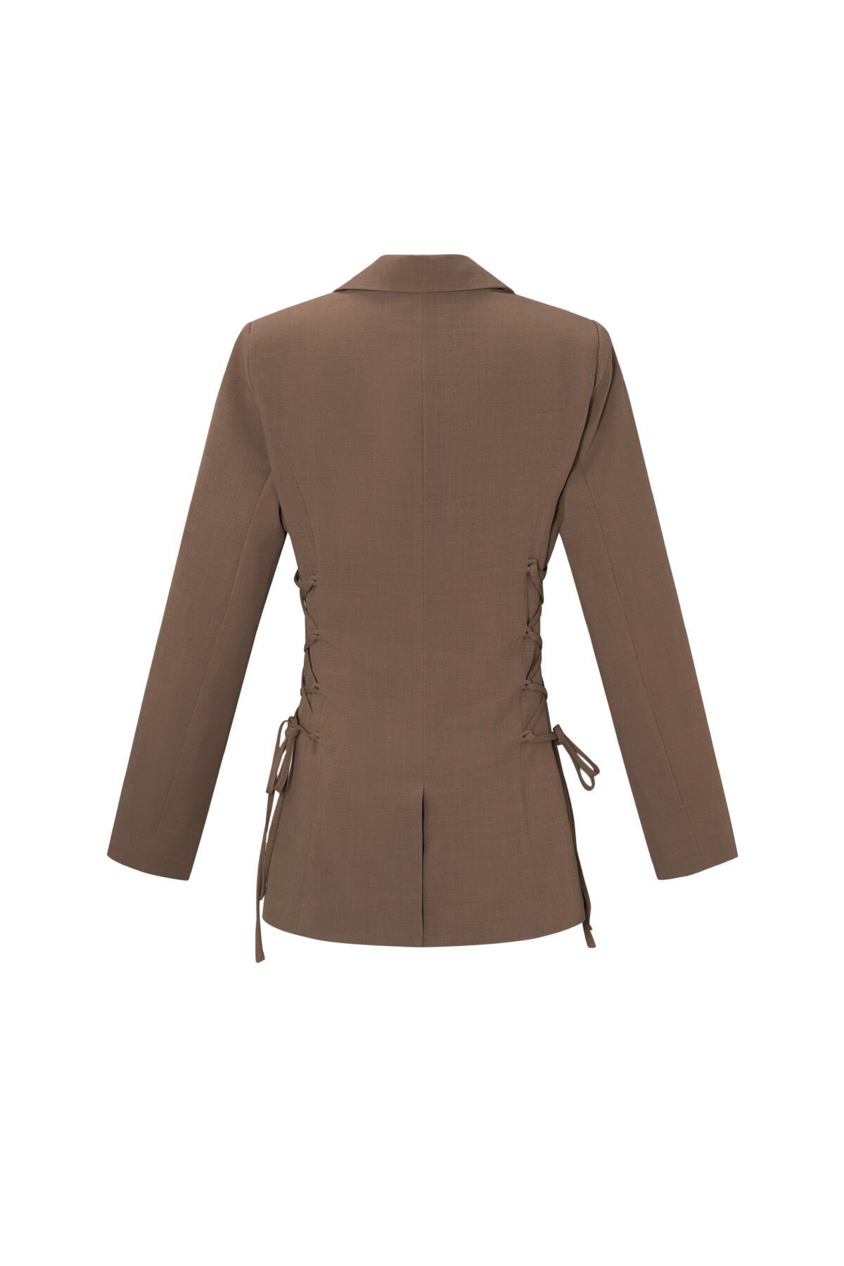 Woven Polyester Fiber Women's Suit Set Elegant Tie-up h5Picture3
