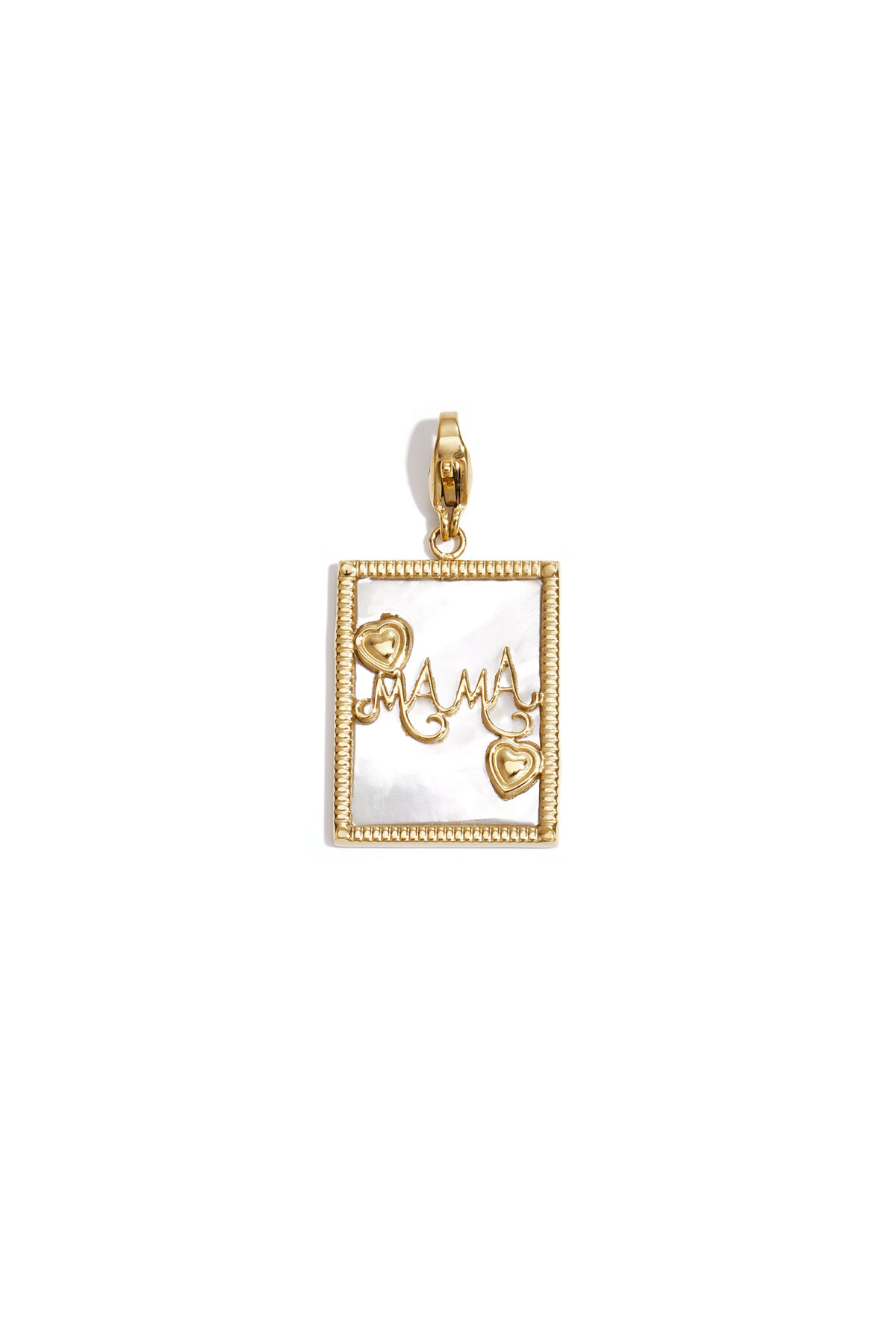 Jewelry charm mother-of-pearl photo frame mom DIY 2