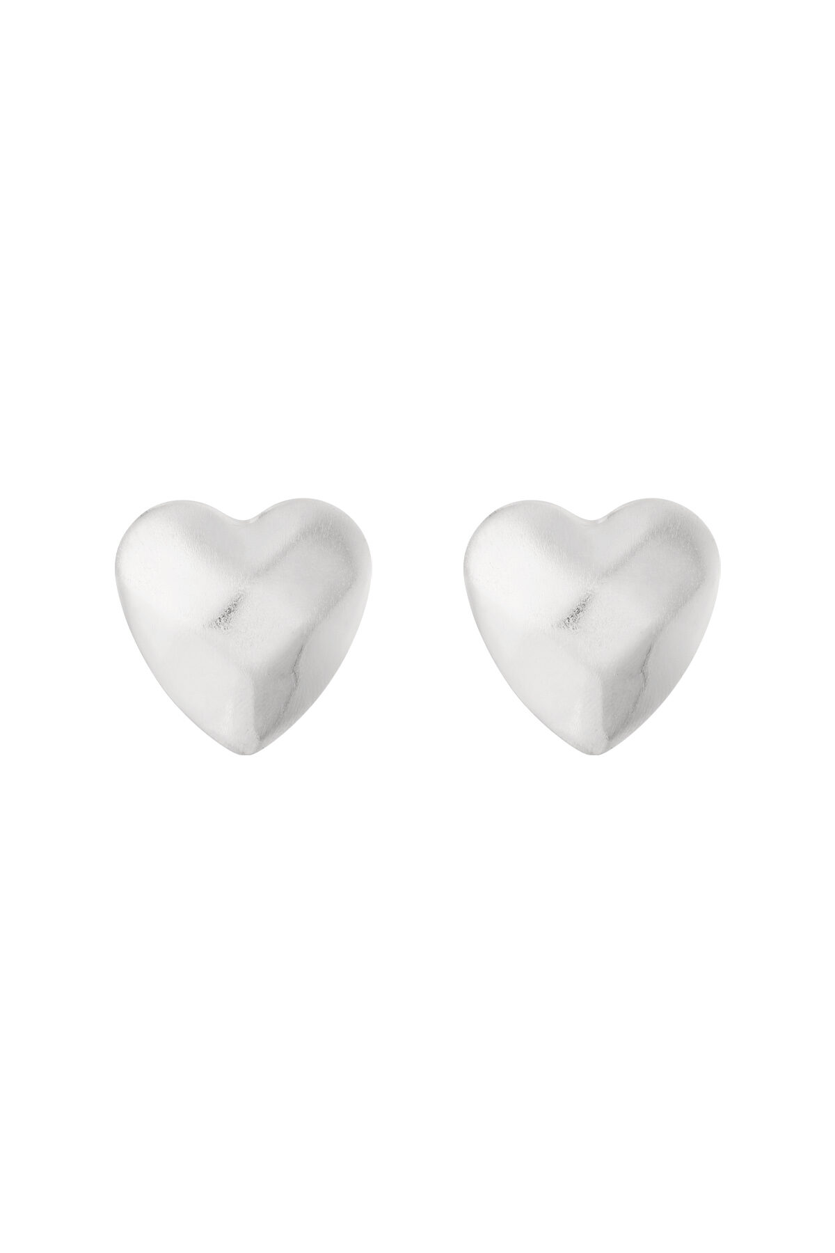 Boucles d'oreilles à tige en forme de cœur