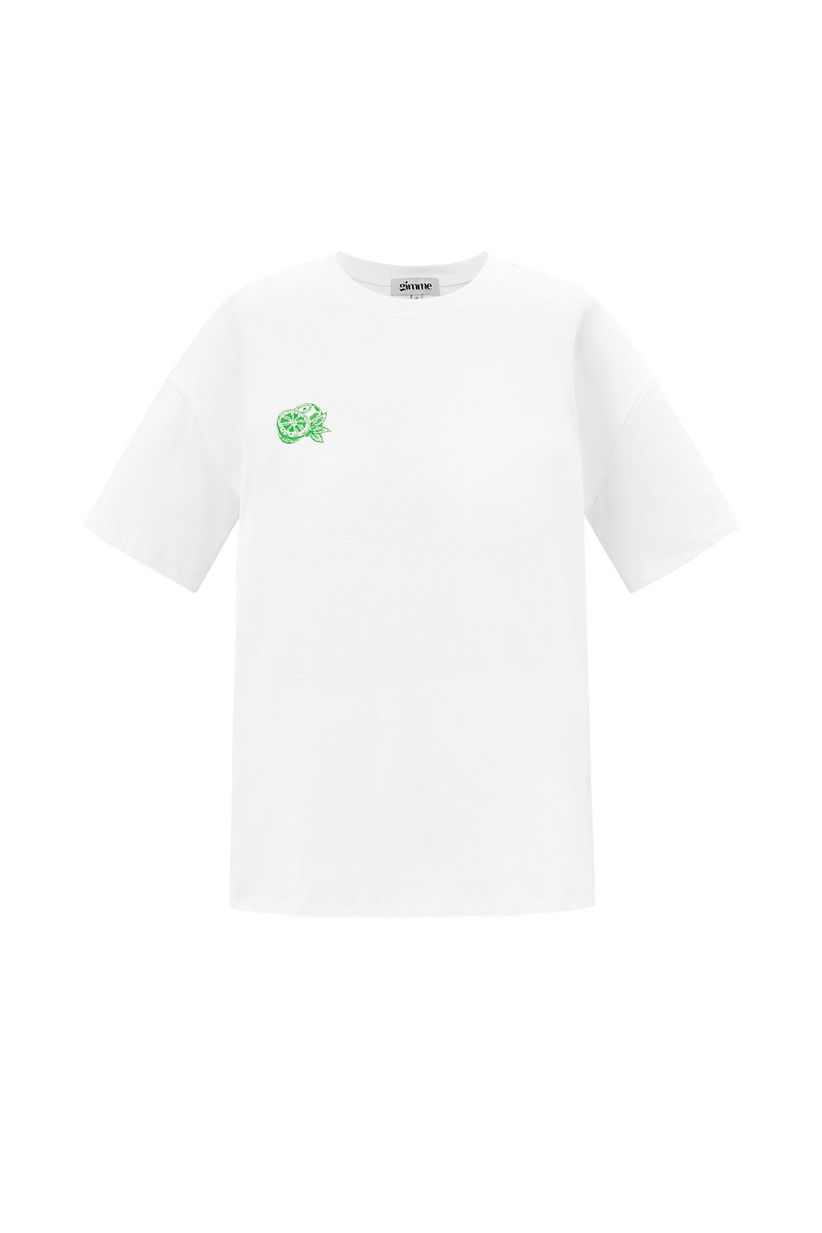 Knitted Women's T-shirt Casual Botanical h5