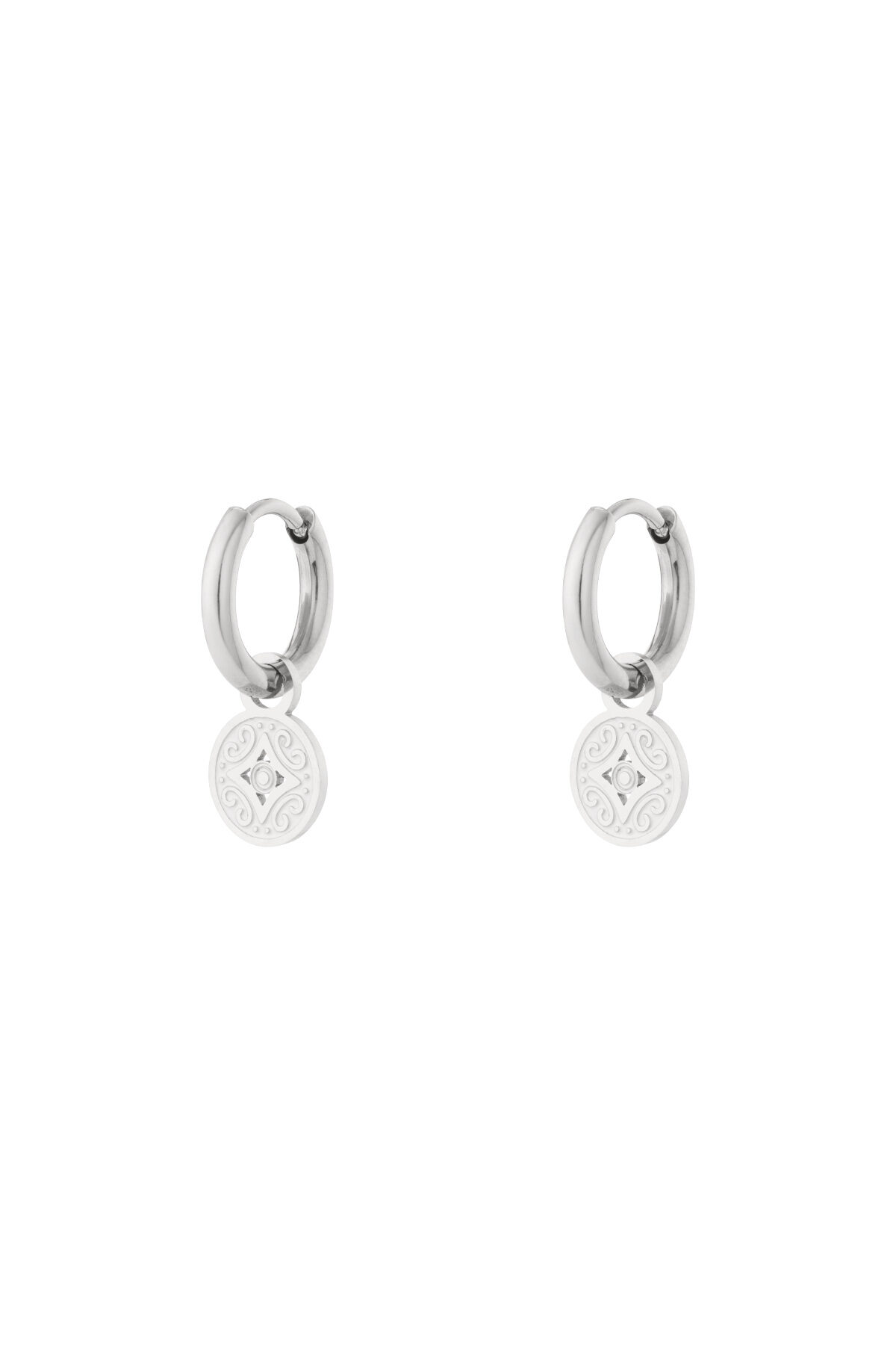Roma coin earrings h5 Picture3