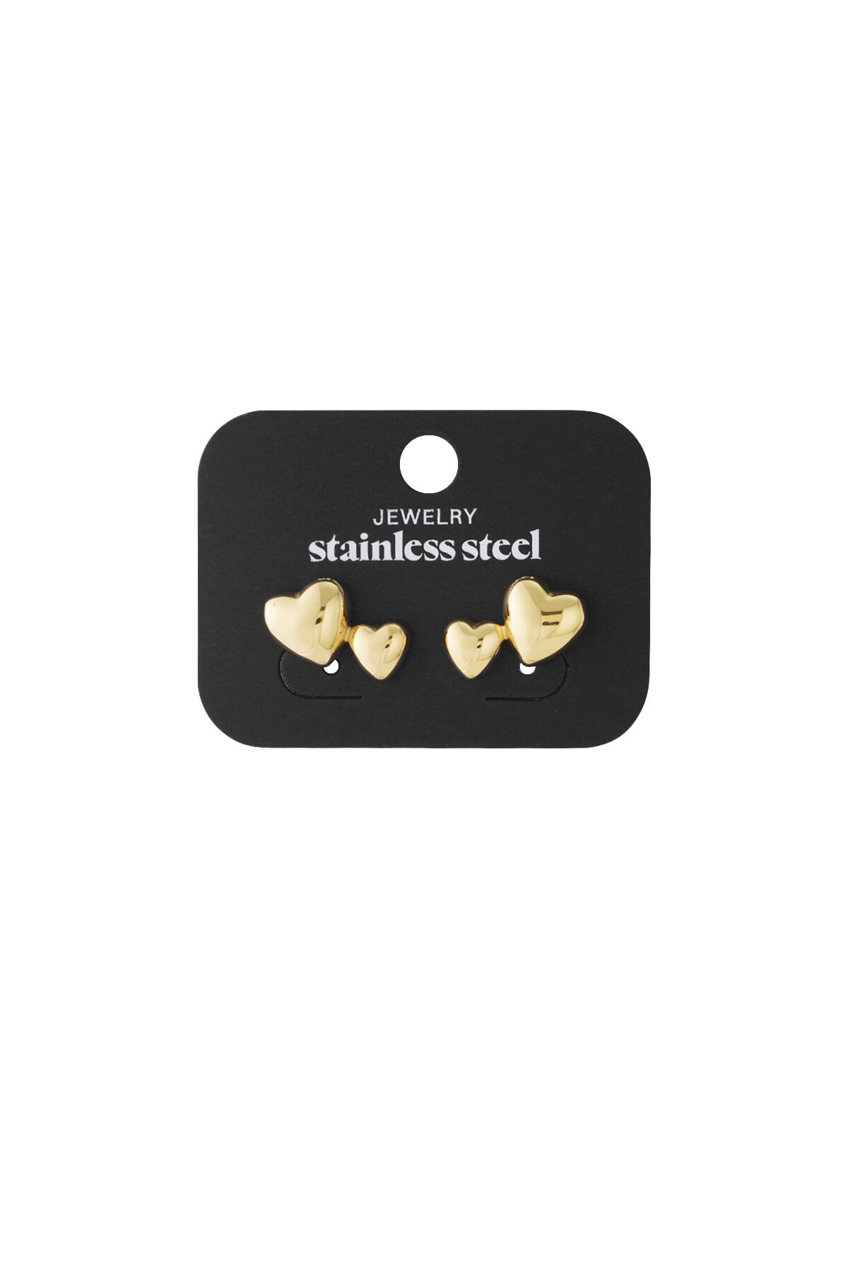 Stainless Steel Stud Earrings Heart Casual Daily Simple Series Women's jewelry h5 Picture4