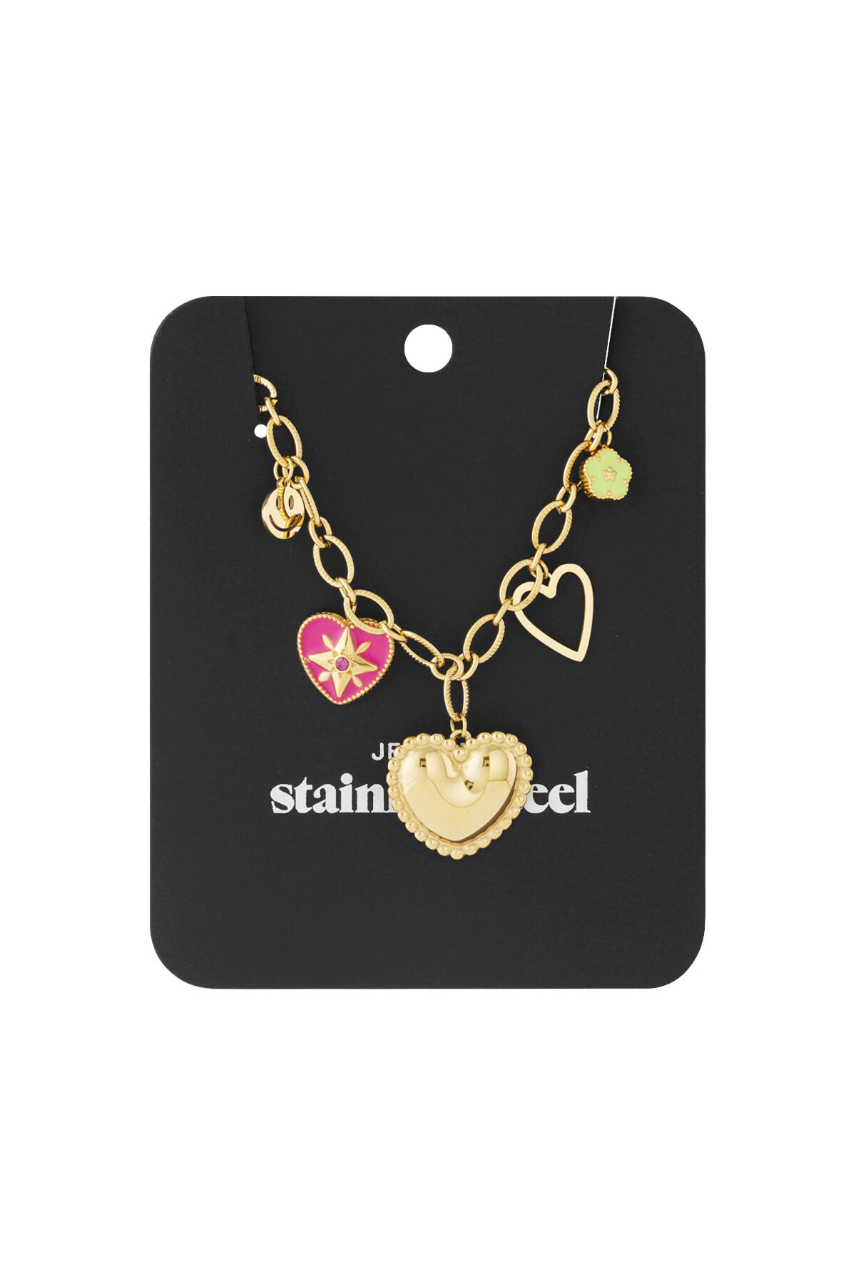 Stainless Steel Pendant necklaces Heart Casual Daily h5 Picture4