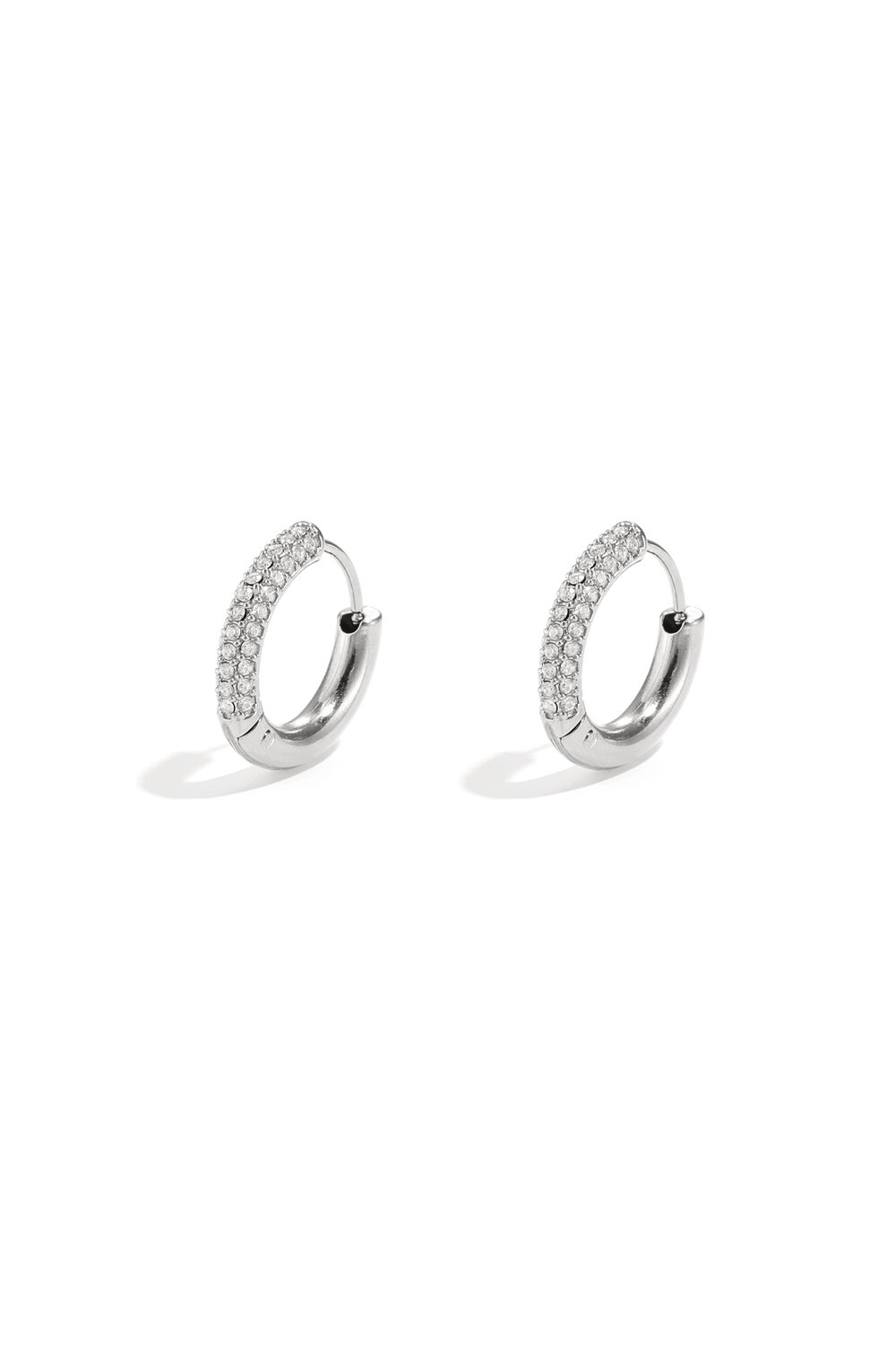 Stainless Steel Hoop Earrings Circle Simple Daily Simple Series Women's jewelry