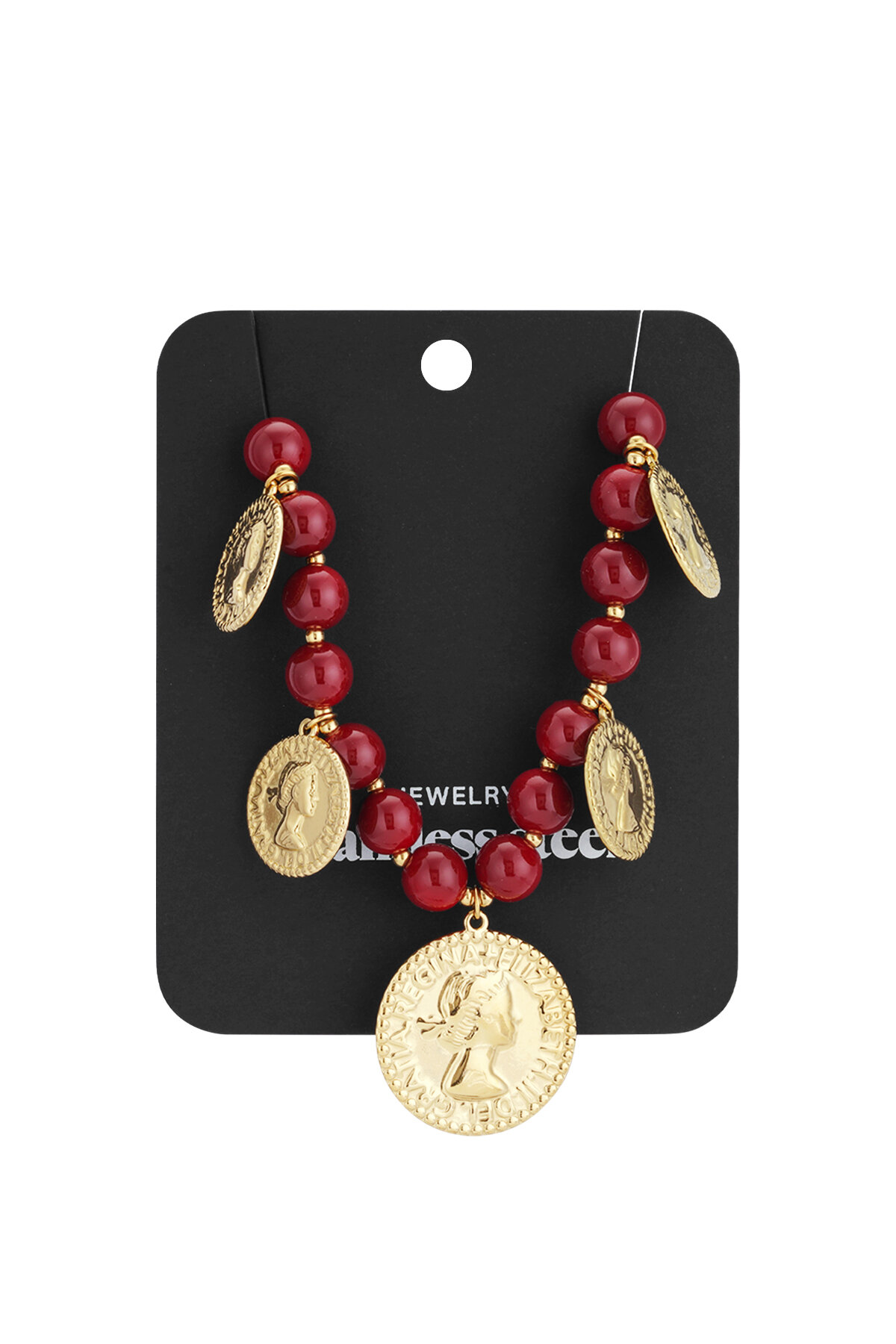 Acrylic Beaded Necklaces Figure Retro Daily Classic Series Women's jewelry Picture5
