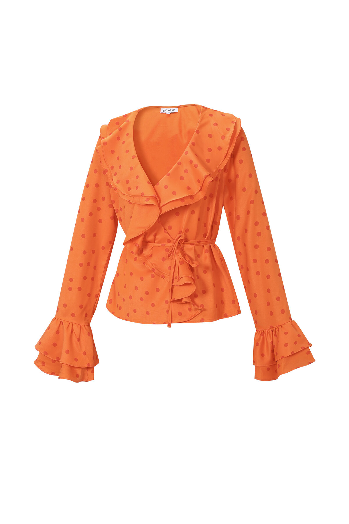 Ruffle Blouse Polka Dot h5Picture2