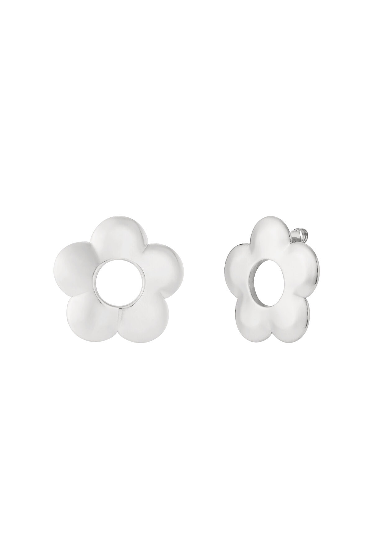 Boucles d'oreilles à grandes fleurs Image3