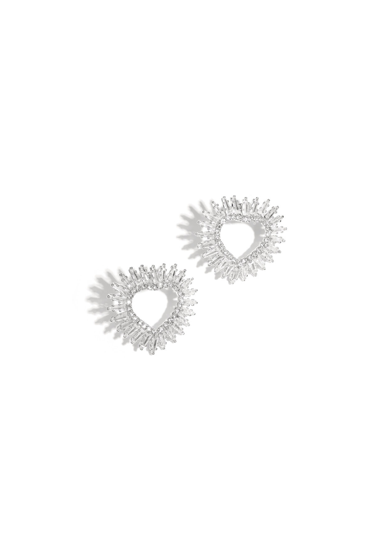 Copper Stud Earrings Heart Elegant Christmas Luxurious Series Women's jewelry h5Picture5