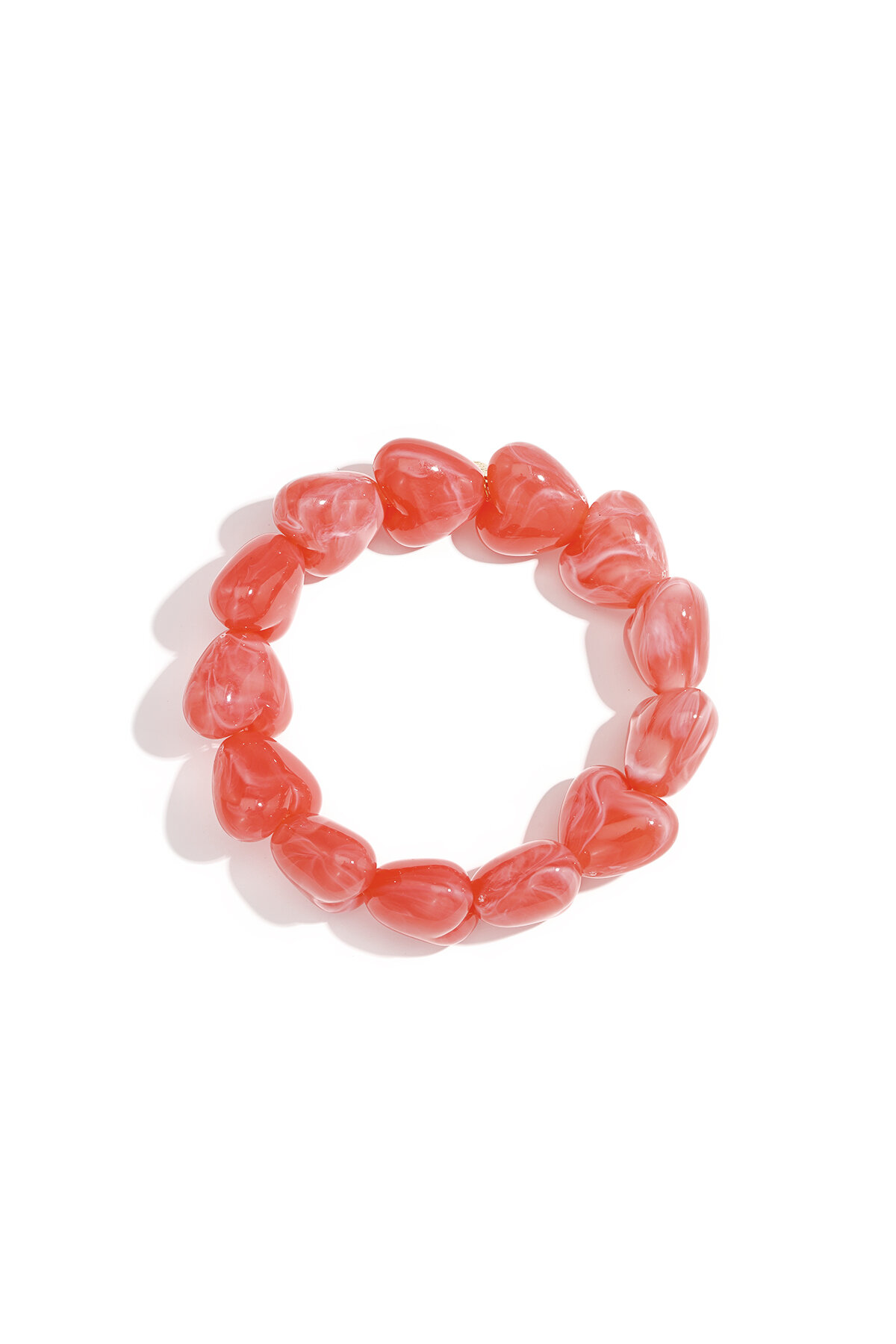 Perlenarmband mit großen Herzperlen h5Bild2