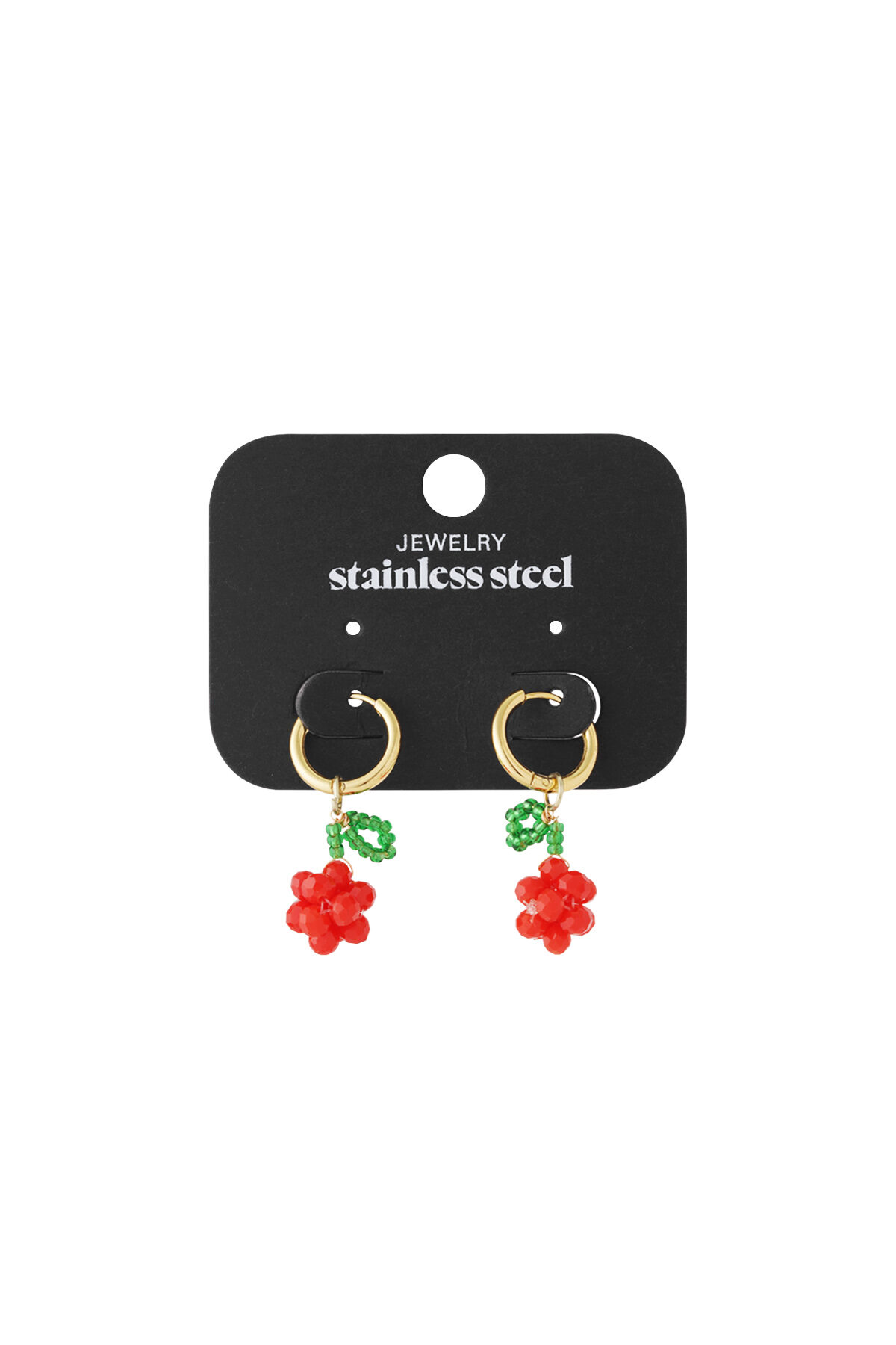 Edelstahl Tropfen Ohrringe Pflanze Casual Täglichen frauen schmuck h5Bild4