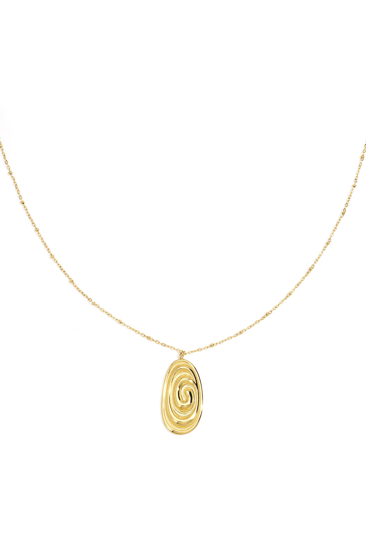 Stainless Steel Long Necklaces irregular shape Casual Daily Simple Series Women's jewelry h5 