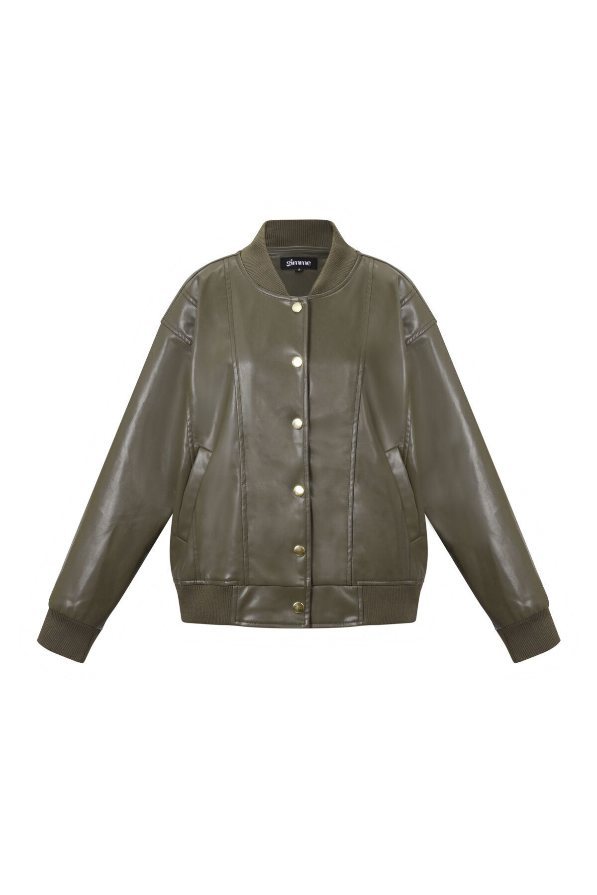 Woven Polyester Fiber Women's Bomber Jacket Fall/Winter Street Style h5 